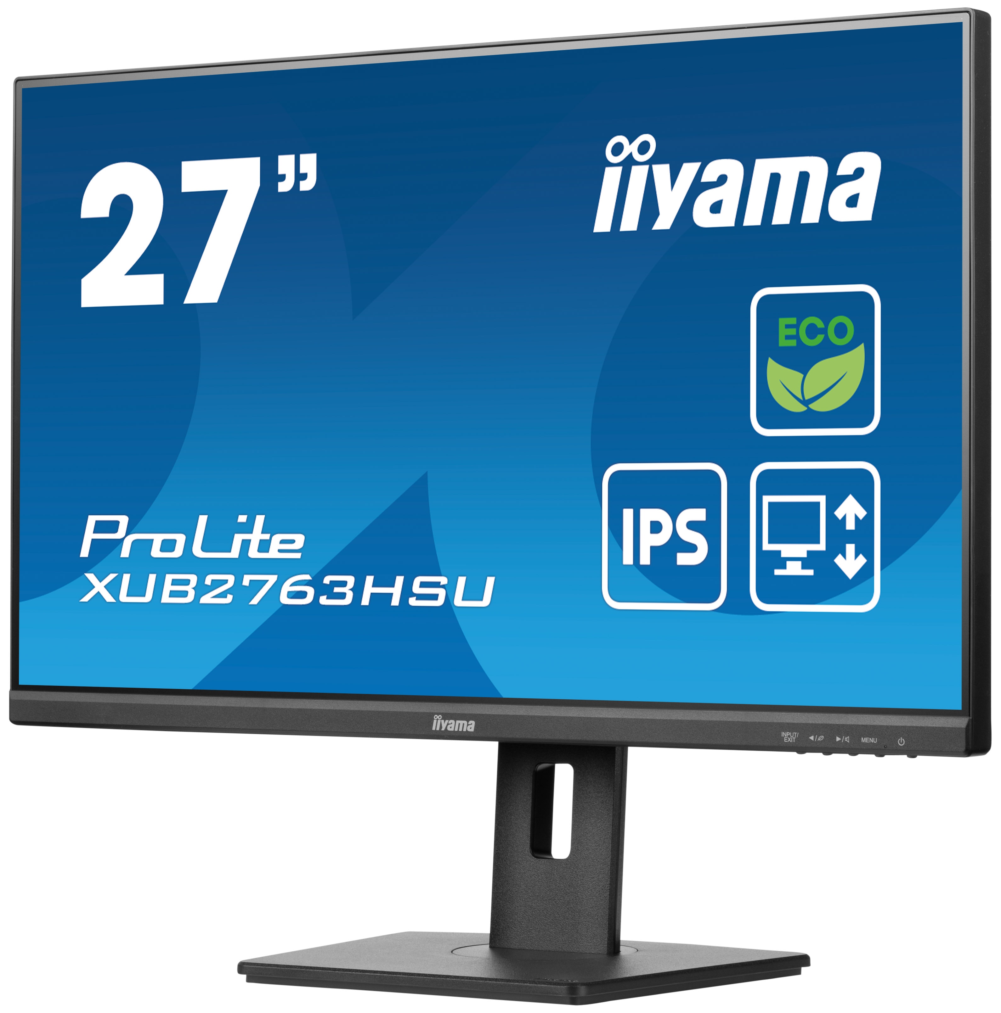 iiyama ProLite XUB2763HSU-B1 68,6cm (27") FHD IPS Monitor HDMI/DP/USB 100Hz