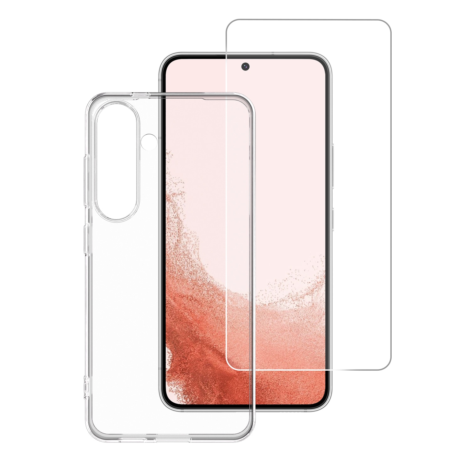 4smarts 360° Protection Set für Samsung Galaxy S24, transparent