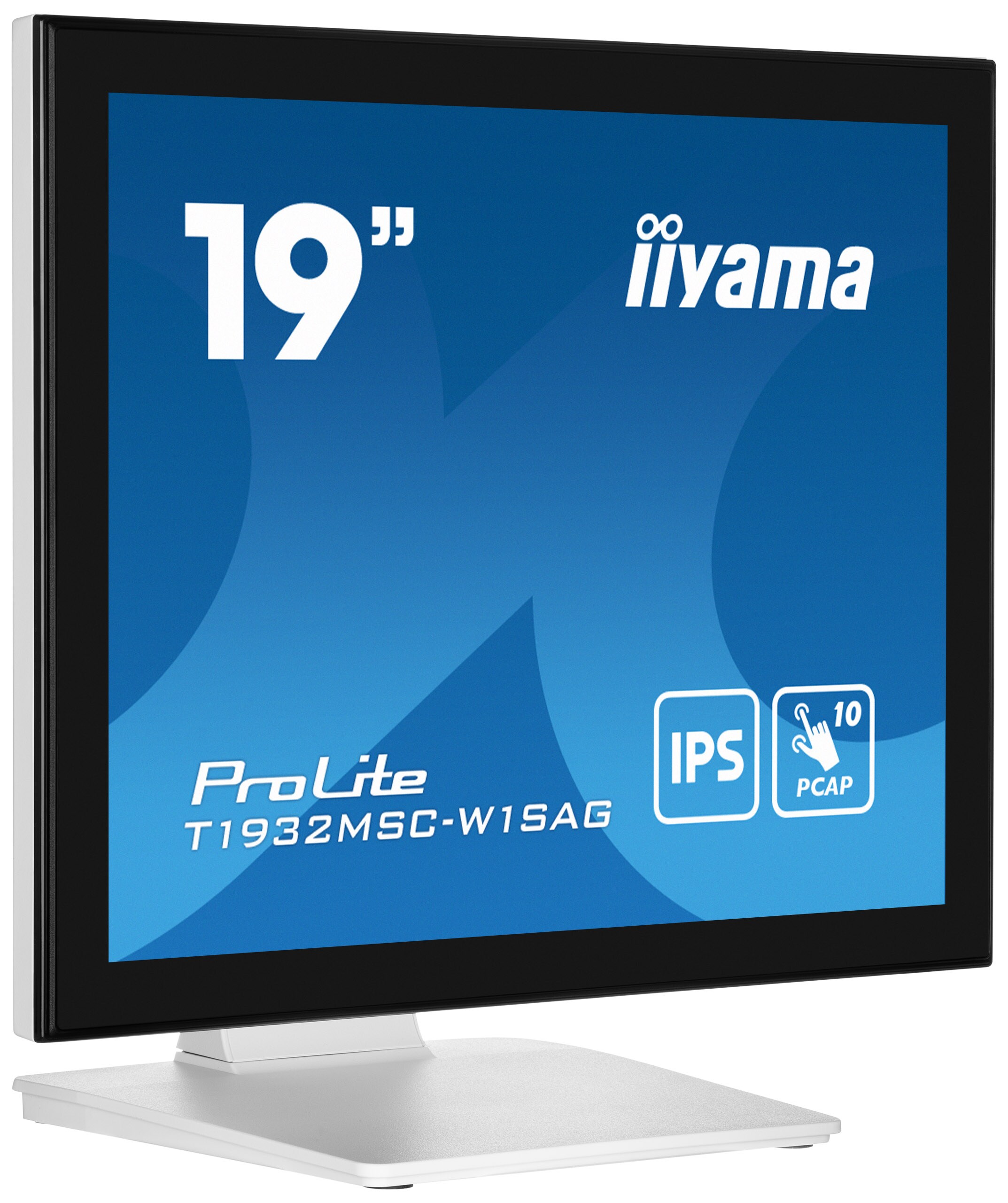 iiyama ProLite T1932MSC-W1SAG 48cm (19") 10-Punkt Multitouch-Monitor SXGA IPS DP