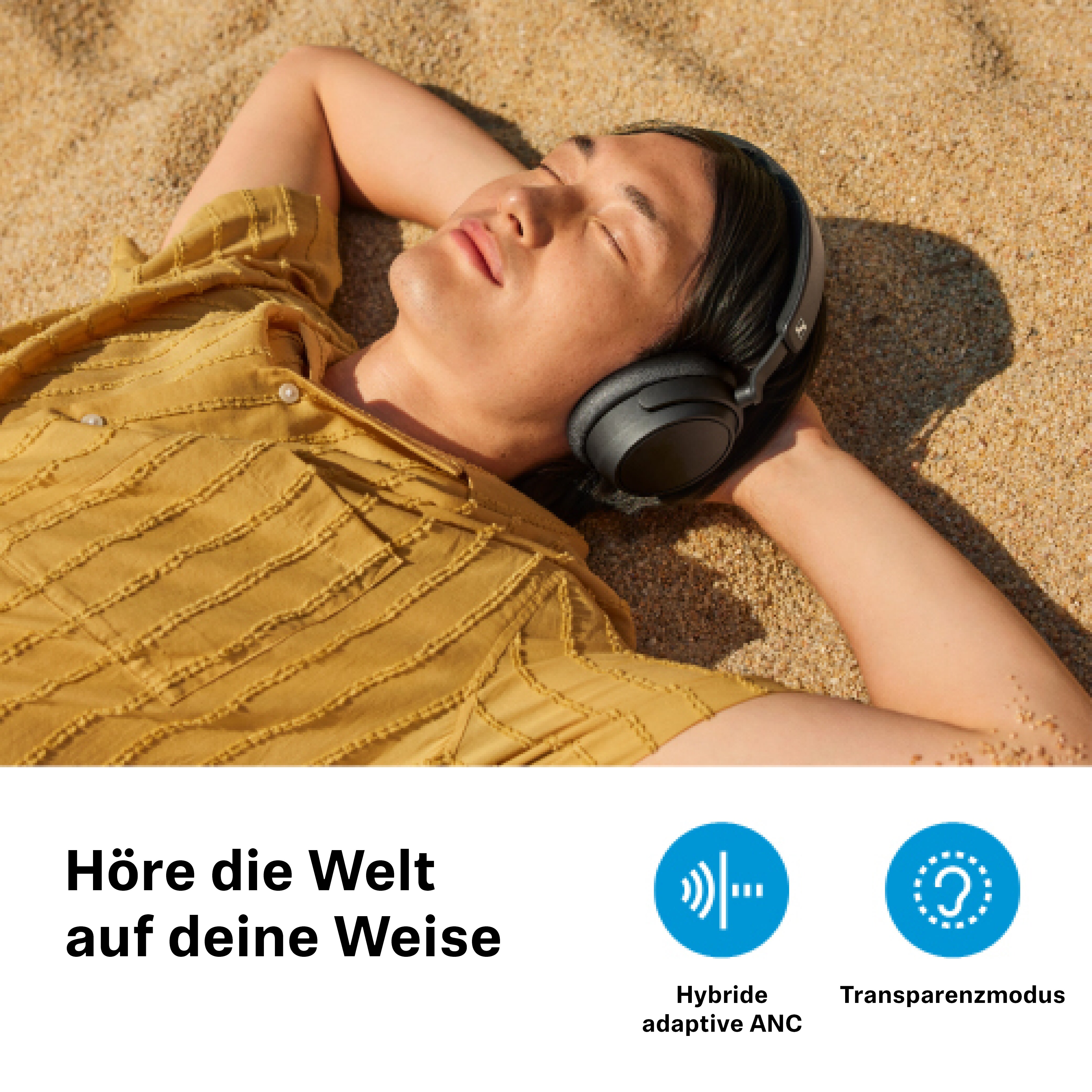 Sennheiser ACCENTUM Plus Wireless Over-Ear-Kopfhörer weiß