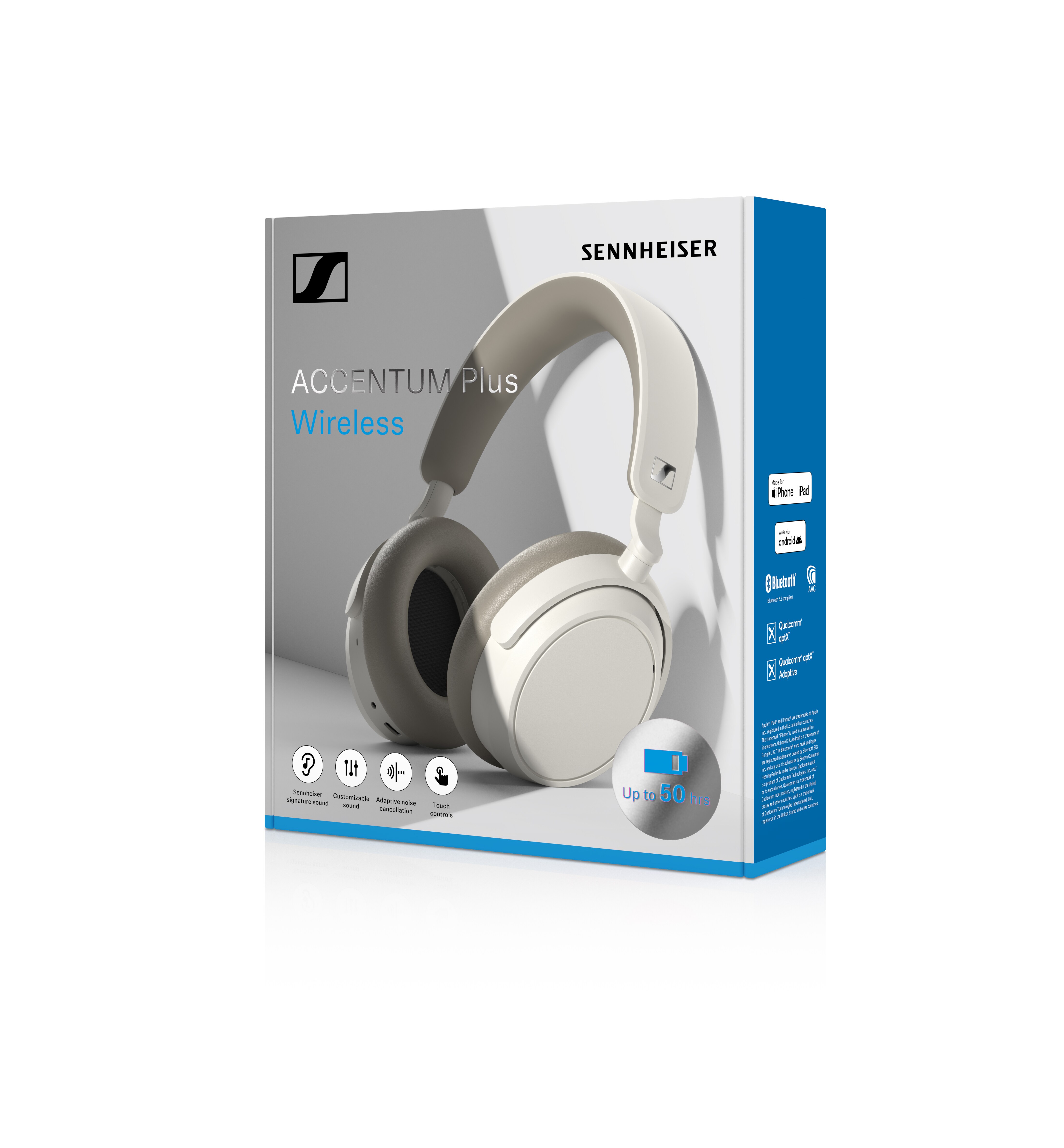 Sennheiser ACCENTUM Plus Wireless Over-Ear-Kopfhörer weiß