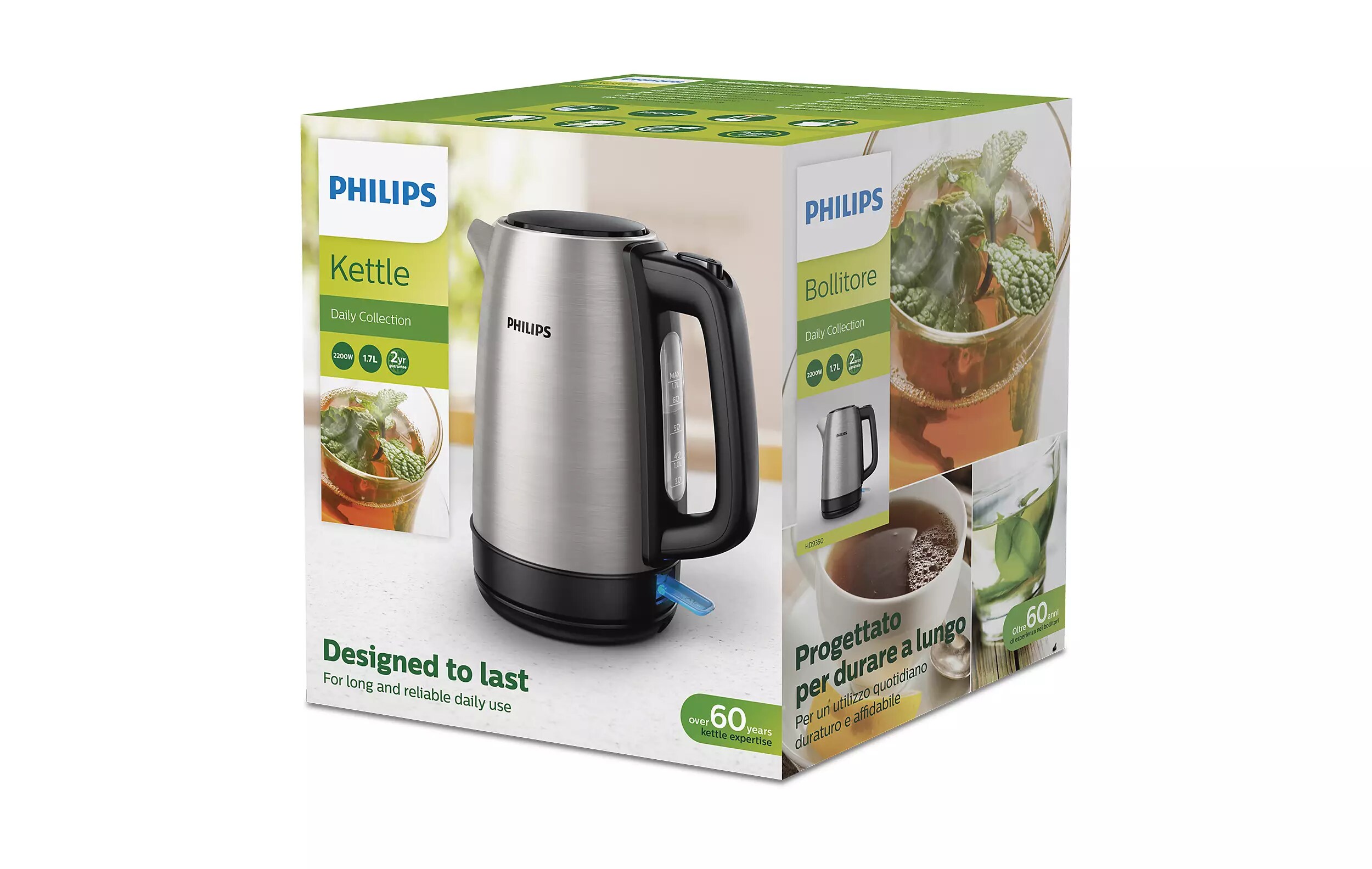 Philips HD9350/90 Daily Collection Wasserkocher 1,7L