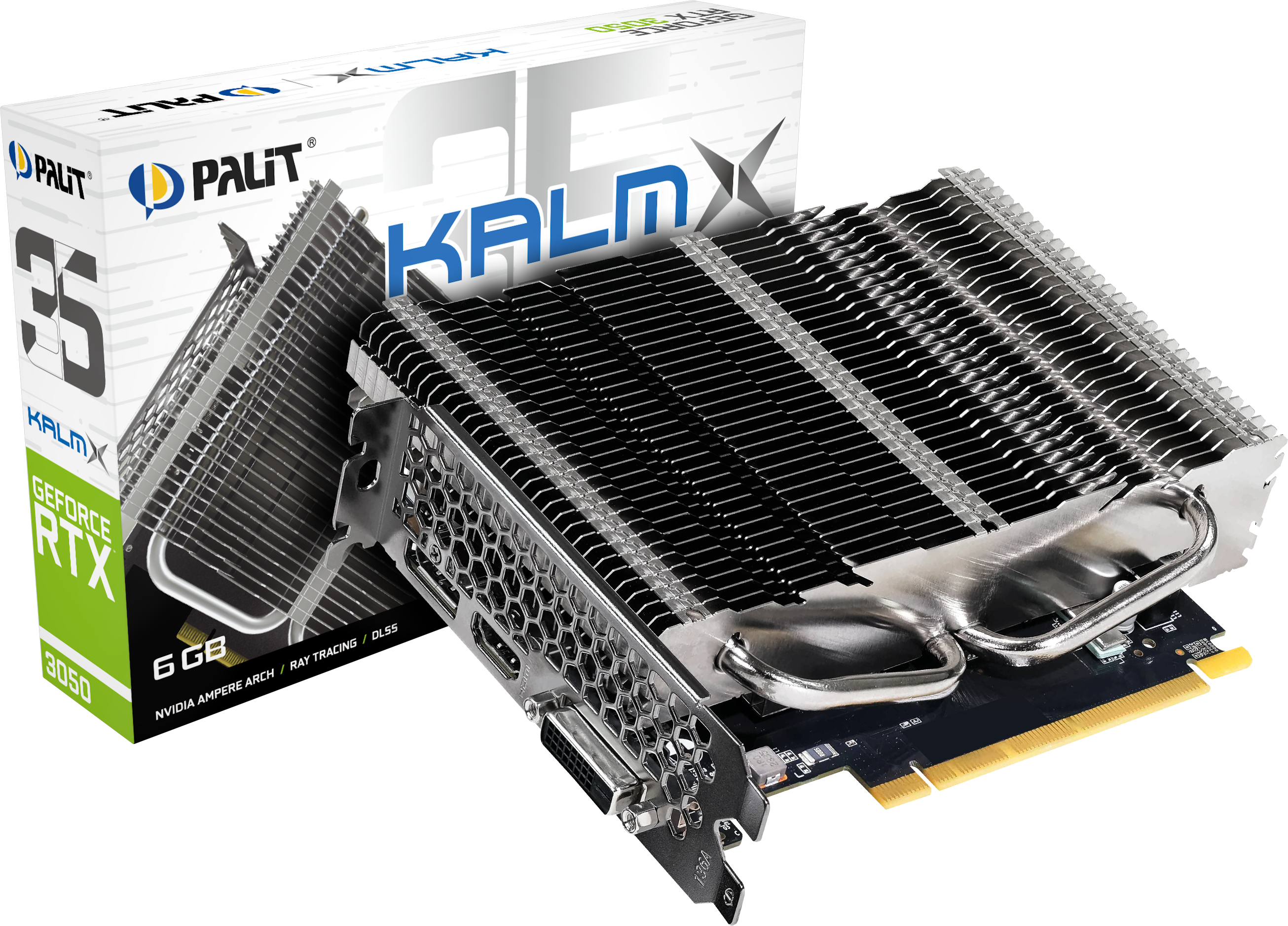 PALIT GeForce RTX 3050 KalmX 6GB GDDR6 Grafikkarte