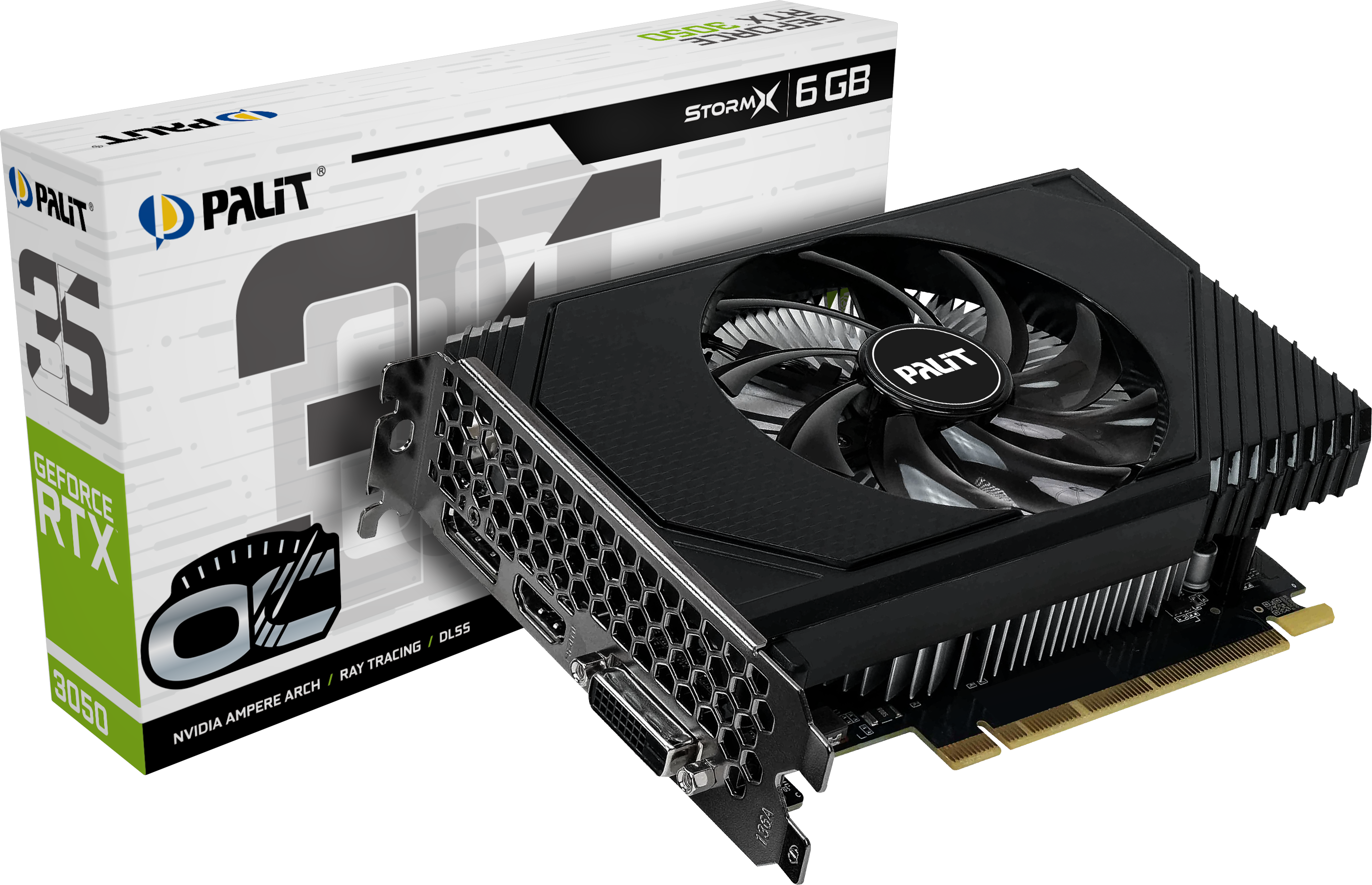 PALIT GeForce RTX 3050 Storm X OC 6GB GDDR6 Grafikkarte