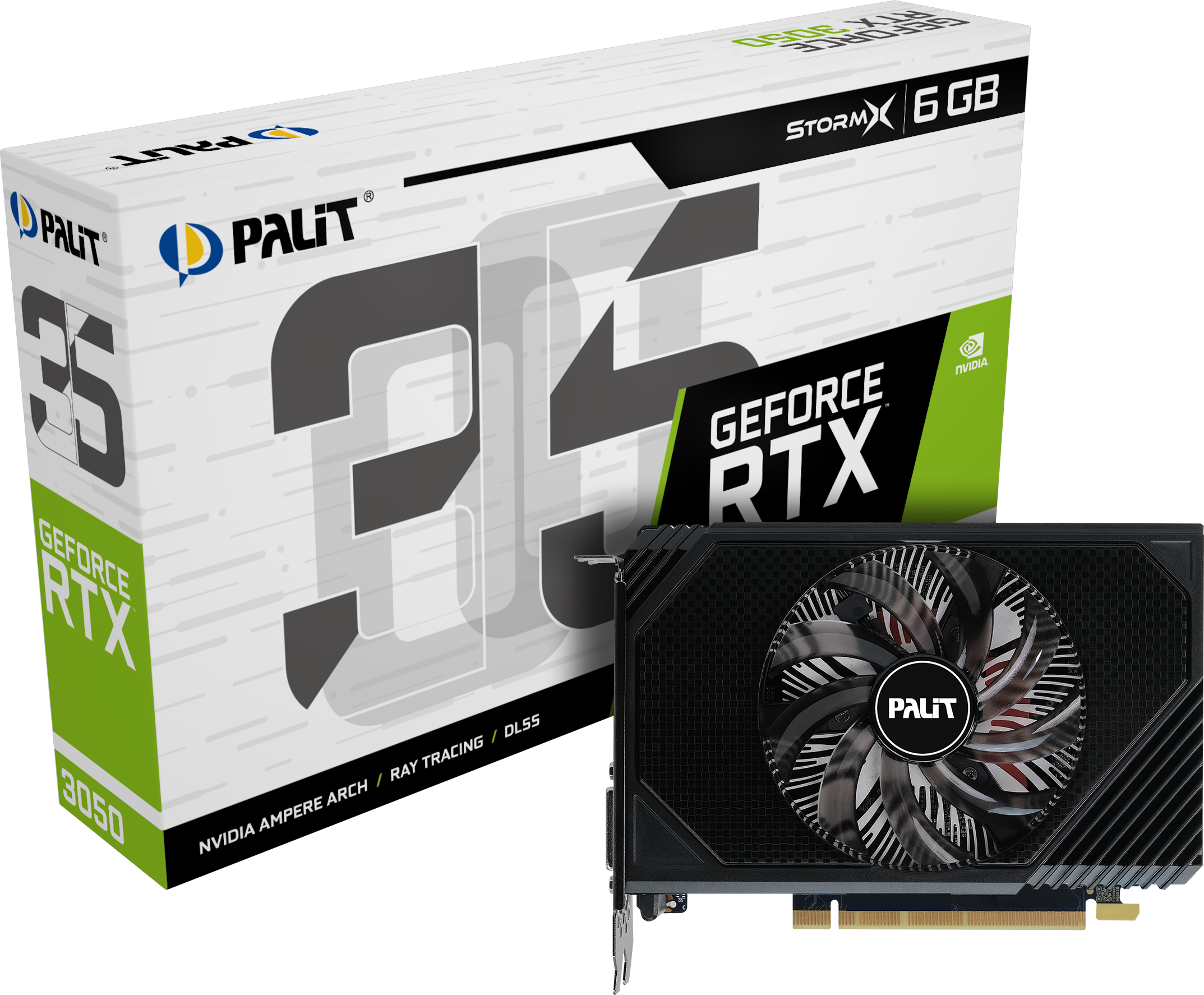 PALIT GeForce RTX 3050 Storm X 6GB GDDR6 Grafikkarte