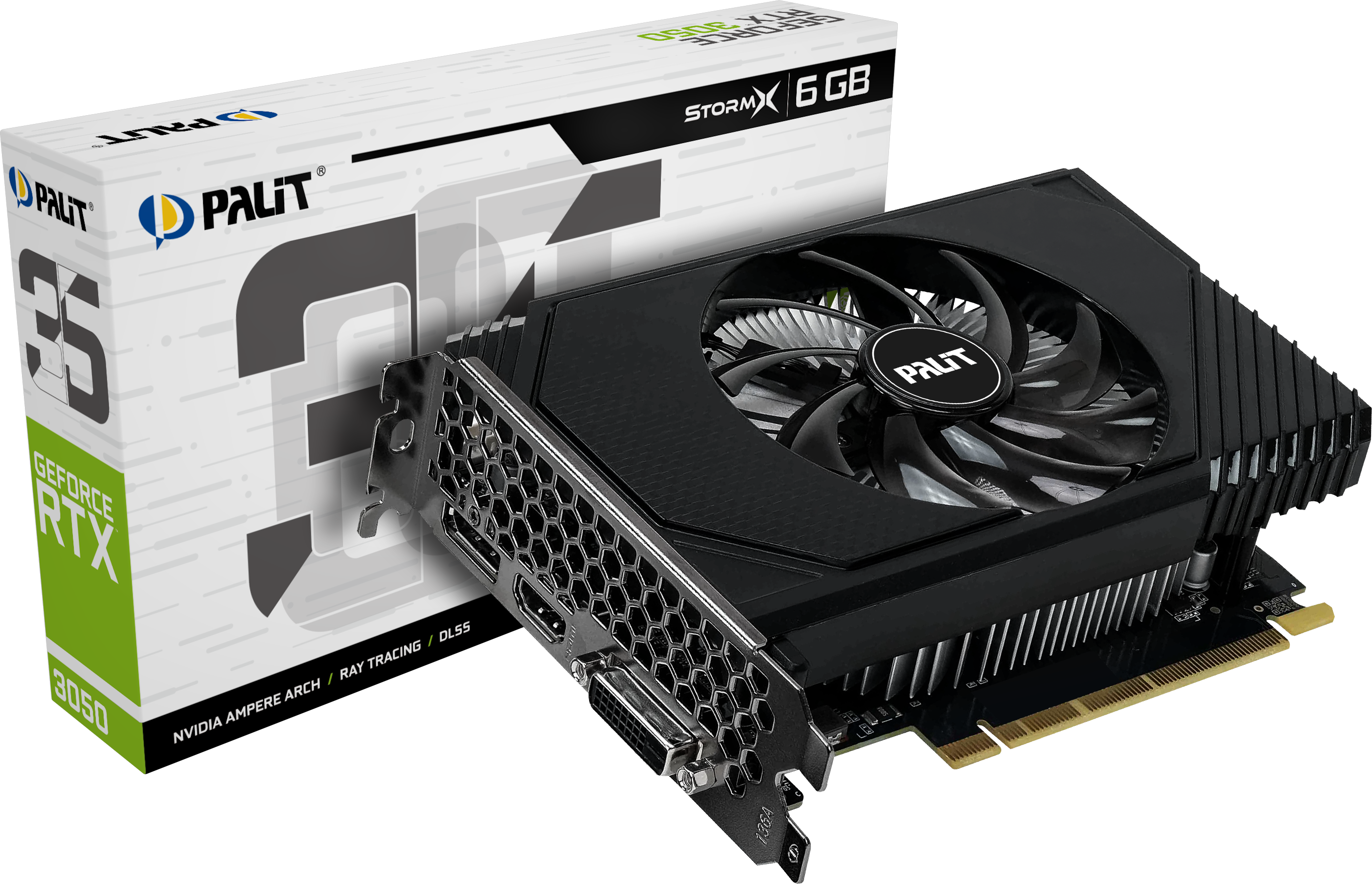 PALIT GeForce RTX 3050 Storm X 6GB GDDR6 Grafikkarte