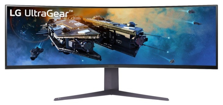 LG UltraGear 45GR65DC-B.AEU 113cm (44,5") 32:9 VA DQHD Curved Monitor HDMI/DP