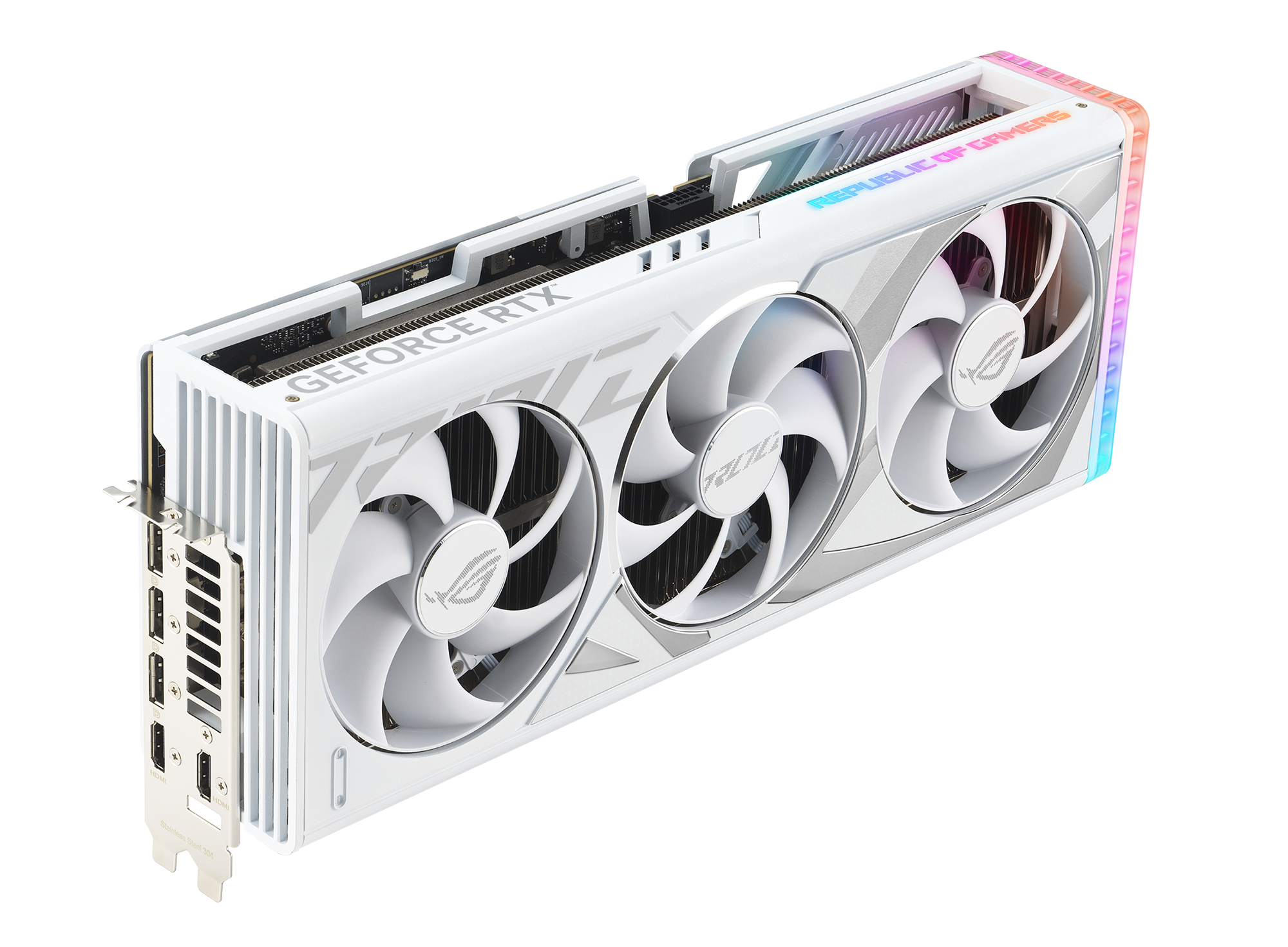 ASUS ROG-STRIX GeForce RTX4080 Super OC 16GB GAMING White Edition Grafikkarte