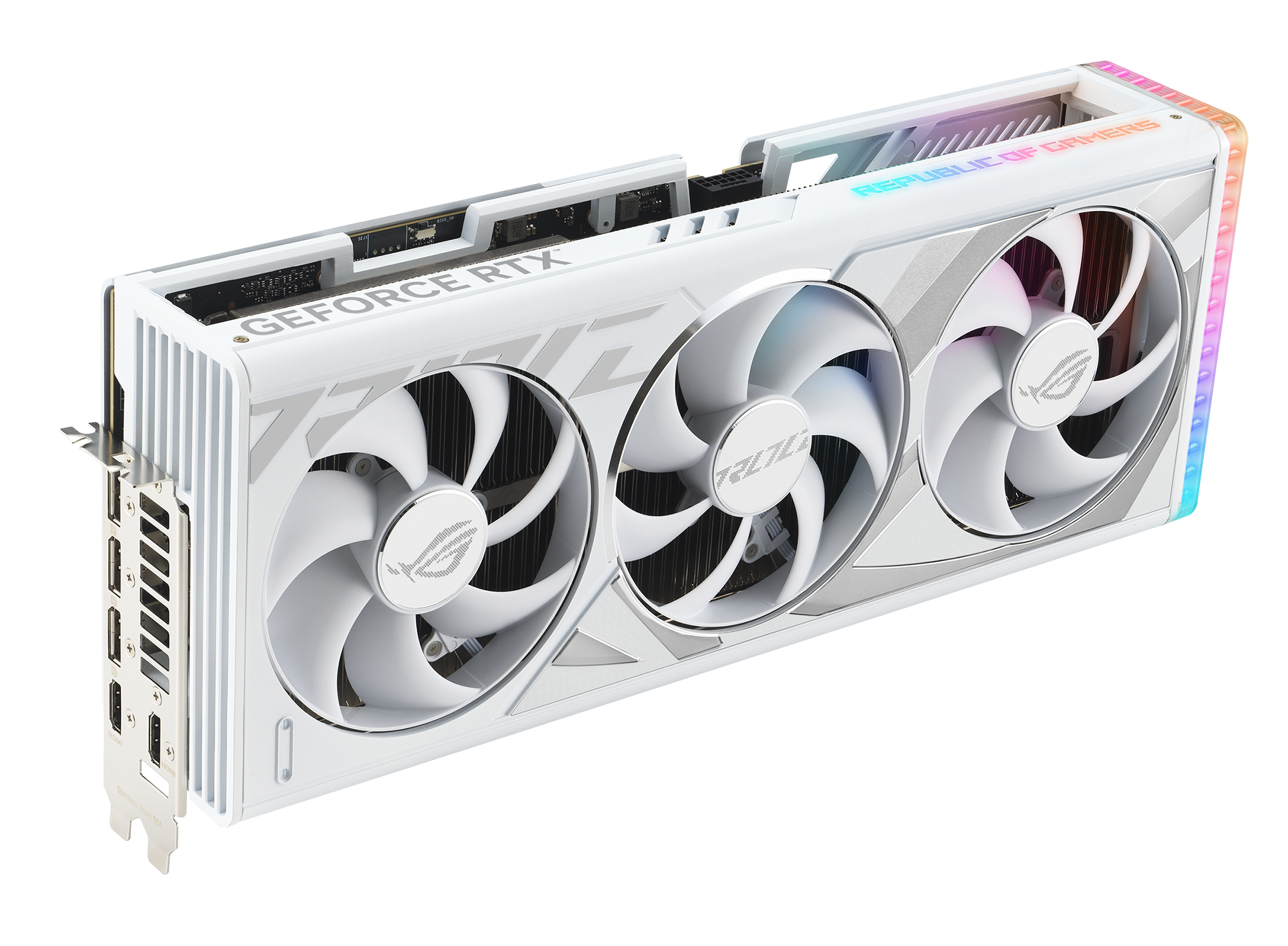 ASUS ROG-STRIX GeForce RTX4080 Super OC 16GB GAMING White Edition Grafikkarte