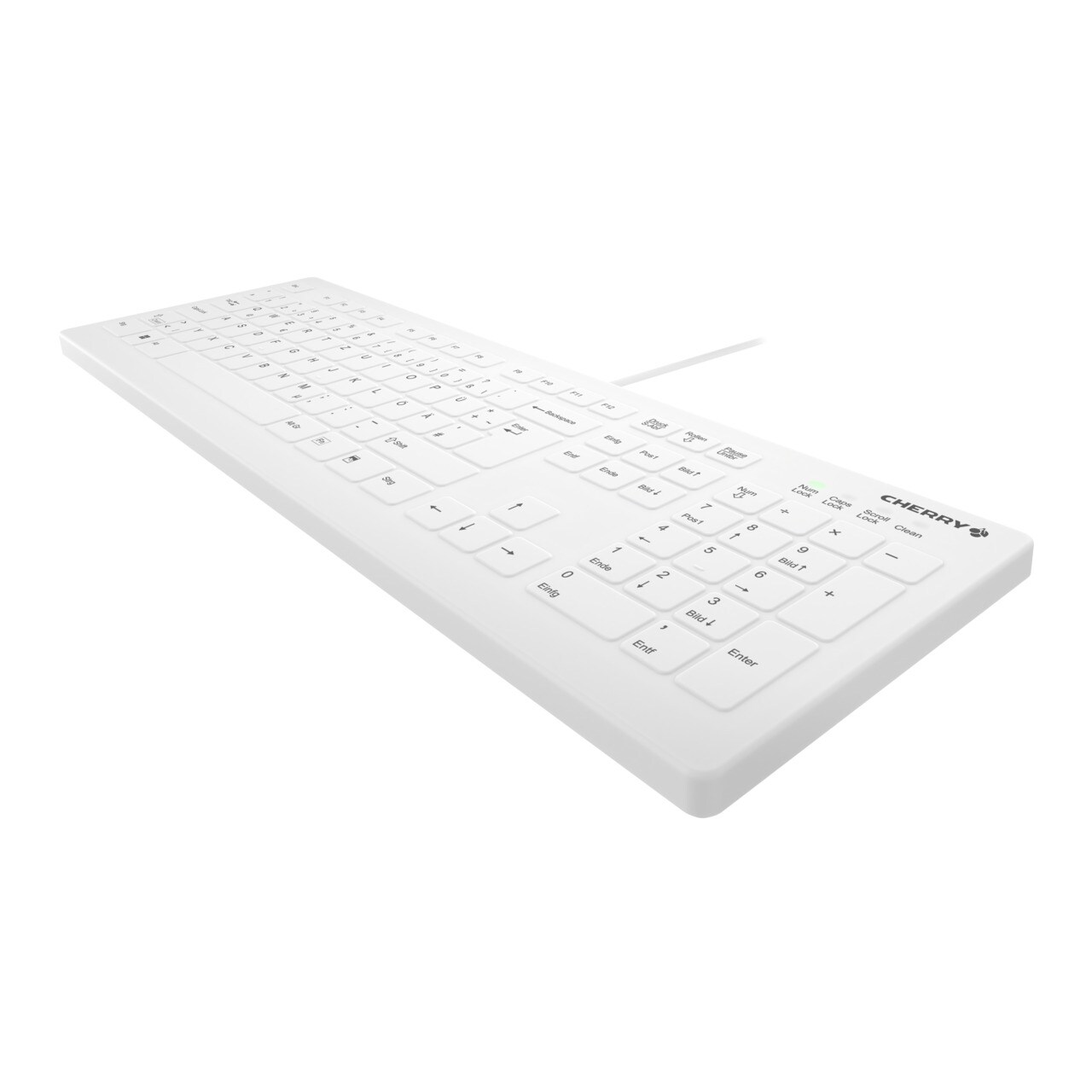 Cherry AK-C8112 Medical Kabelgebundene Tastatur USB Weiß (Versiegelt IP68)