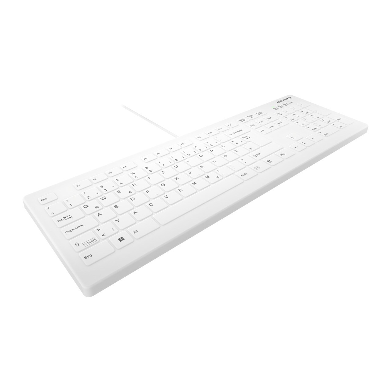 Cherry AK-C8112 Medical Kabelgebundene Tastatur USB Weiß (Versiegelt IP68)