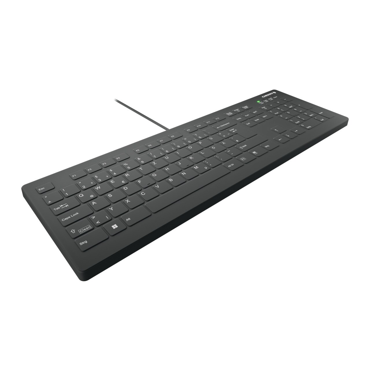 Cherry AK-C8112 Medical Kabelgebundene Tastatur USB Schwarz (Versiegelt IP68)