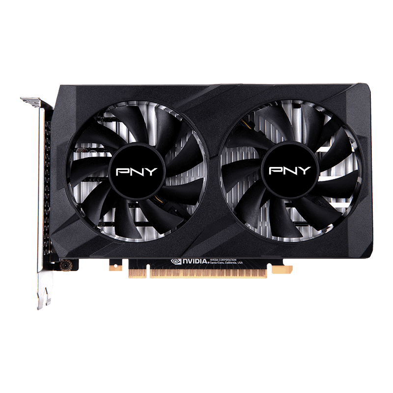 PNY GeForce GTX 1650 DUAL 4GB GDDR6 VERTO Dual Fan Grafikkarte HDMI/DP