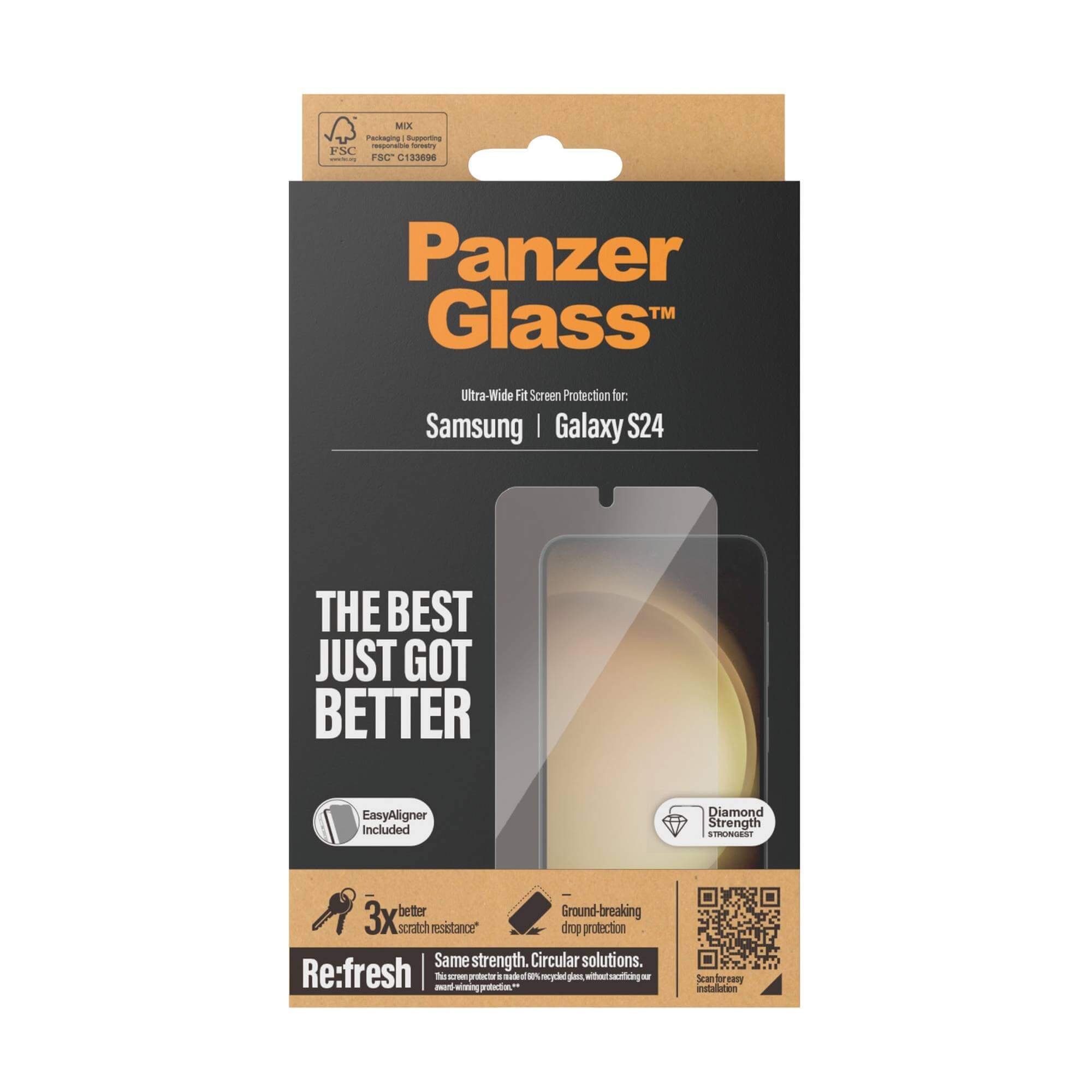 PanzerGlass Displayschutzglas Samsung Galaxy S24