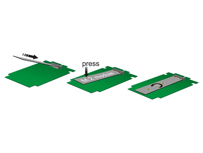 Delock 2.5″ Konverter SATA 22 Pin &gt; M.2 NGFF