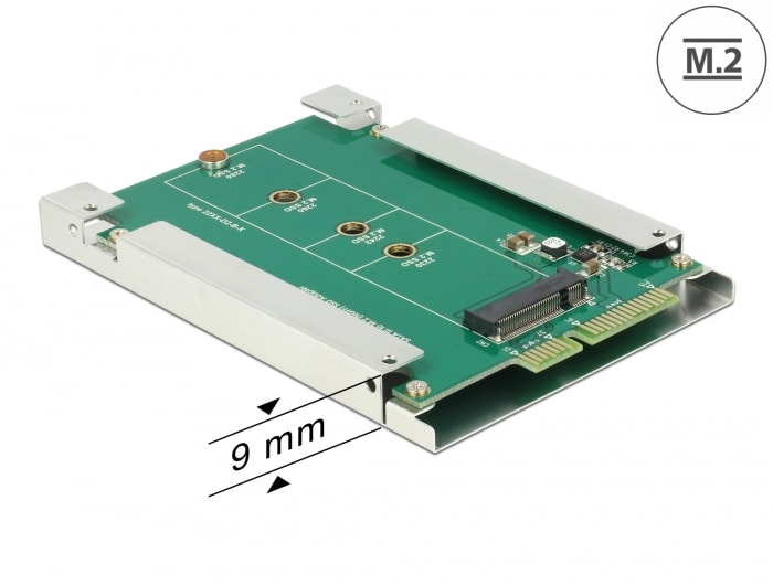 Delock 2.5″ Konverter SATA 22 Pin &gt; M.2 NGFF