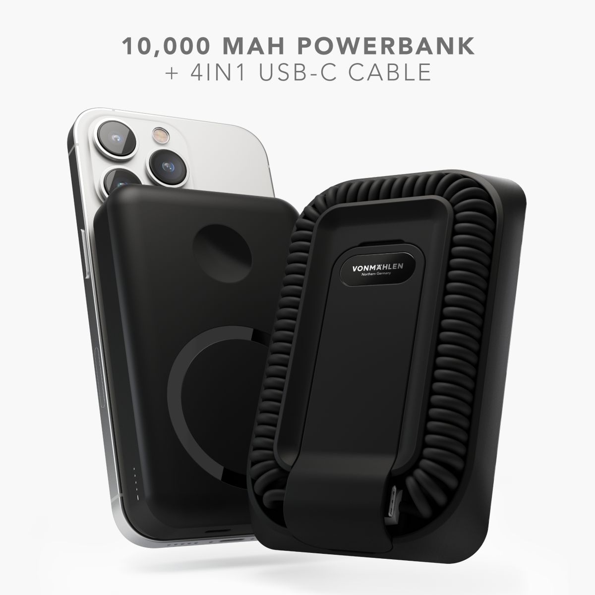 Vonmählen allroundo Pro magnetische Powerbank schwarz