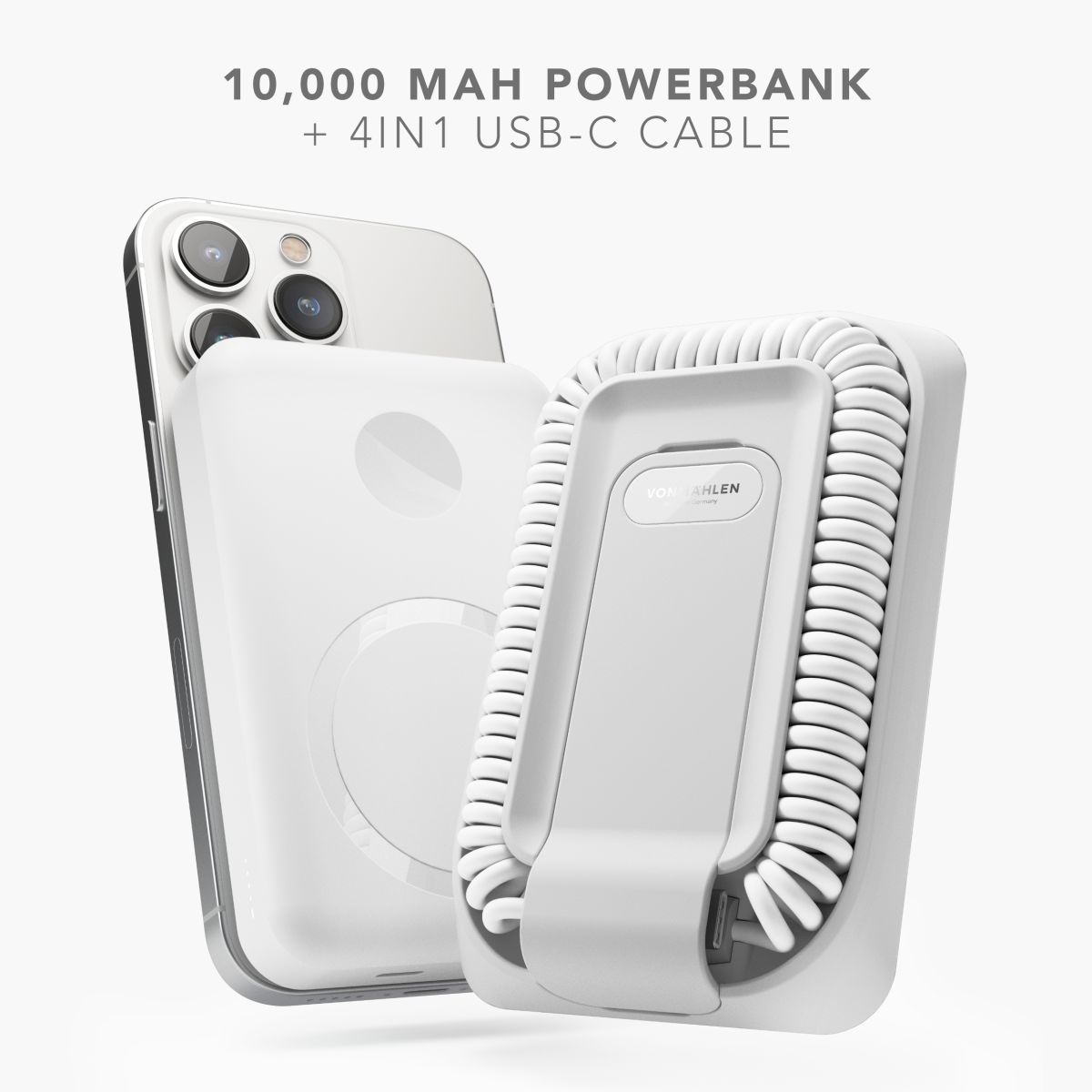 Vonmählen allroundo Pro magnetische Powerbank weiß