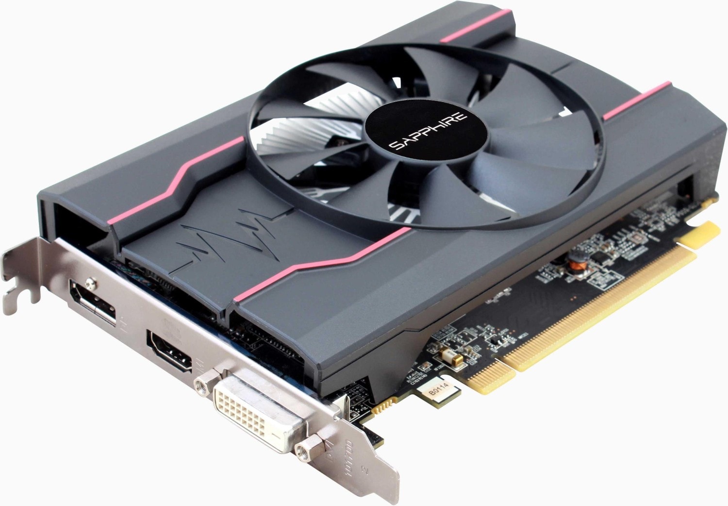 Sapphire AMD Radeon RX 550 Pulse OC 4GB Grafikkarte HDMI/DP/DVI-D