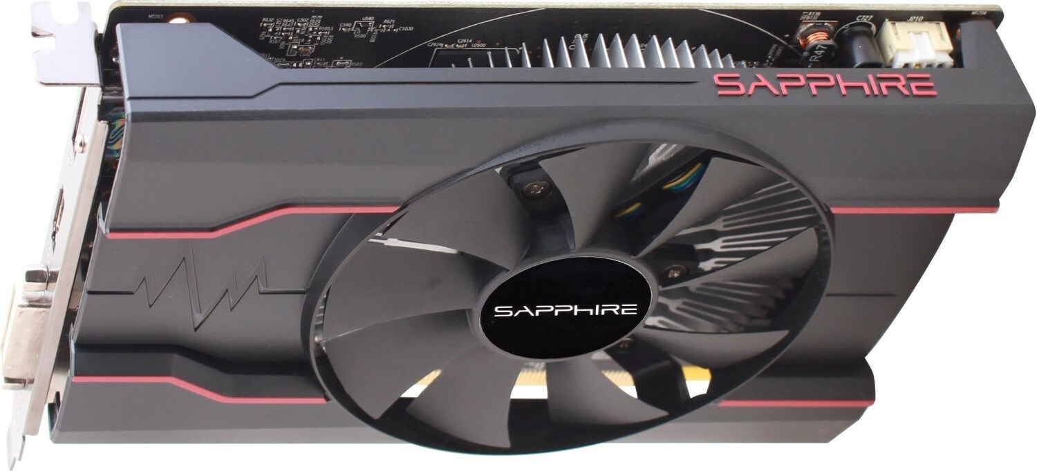 Sapphire AMD Radeon RX 550 Pulse OC 4GB Grafikkarte HDMI/DP/DVI-D