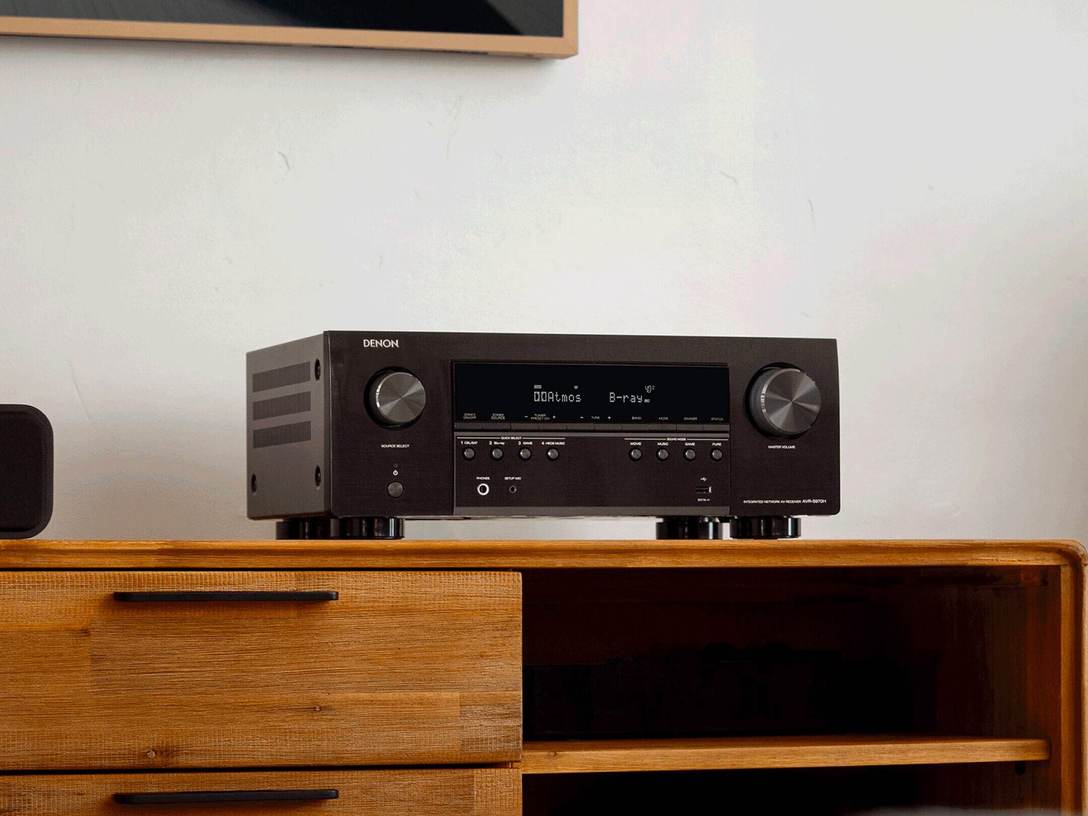 Denon AVR-S970H 7.2 Netzwerk-AV-Receiver 8K WLAN Bluetooth AirPlay HEOS schwarz