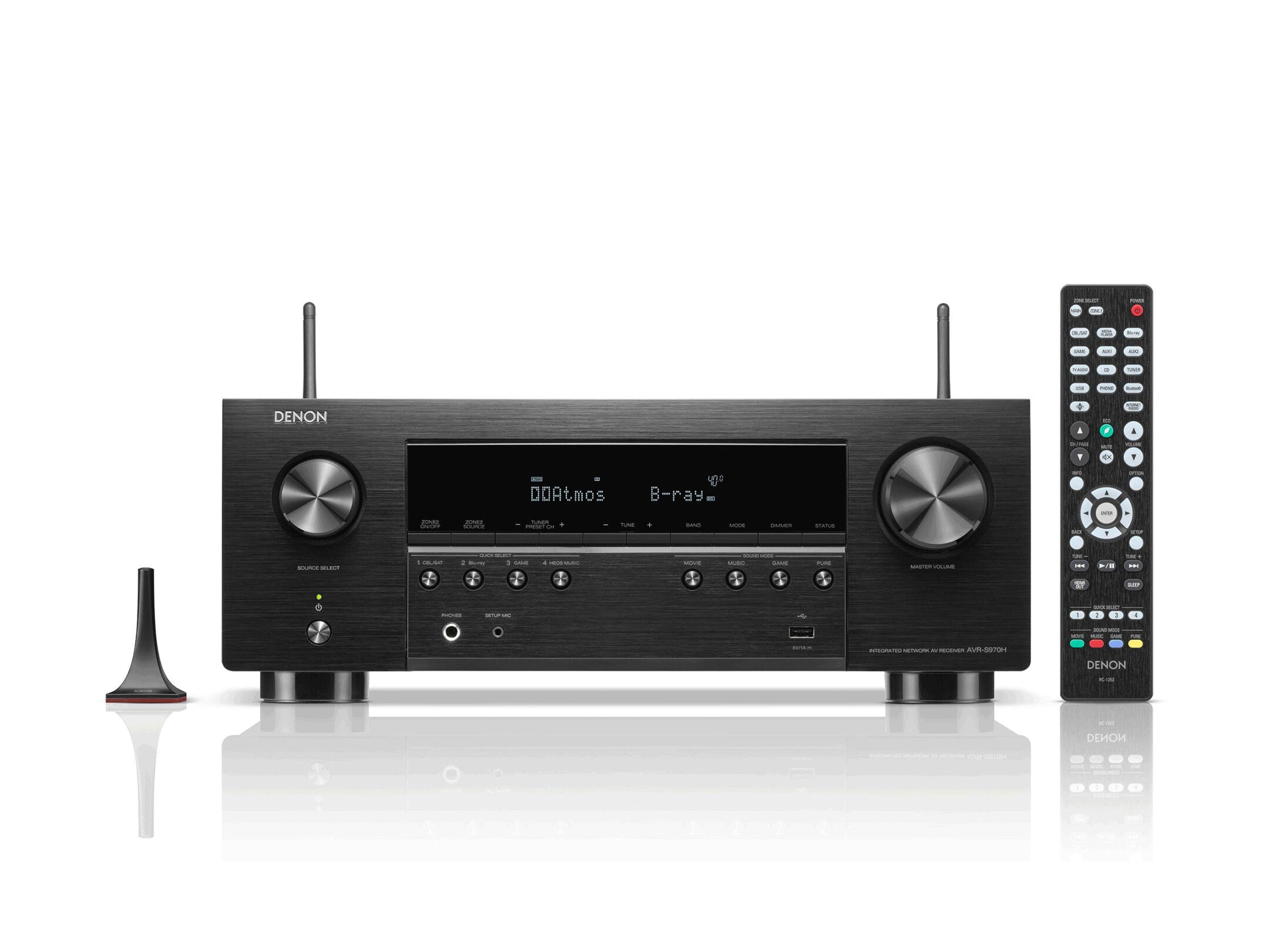 Denon AVR-S970H 7.2 Netzwerk-AV-Receiver 8K WLAN Bluetooth AirPlay HEOS schwarz