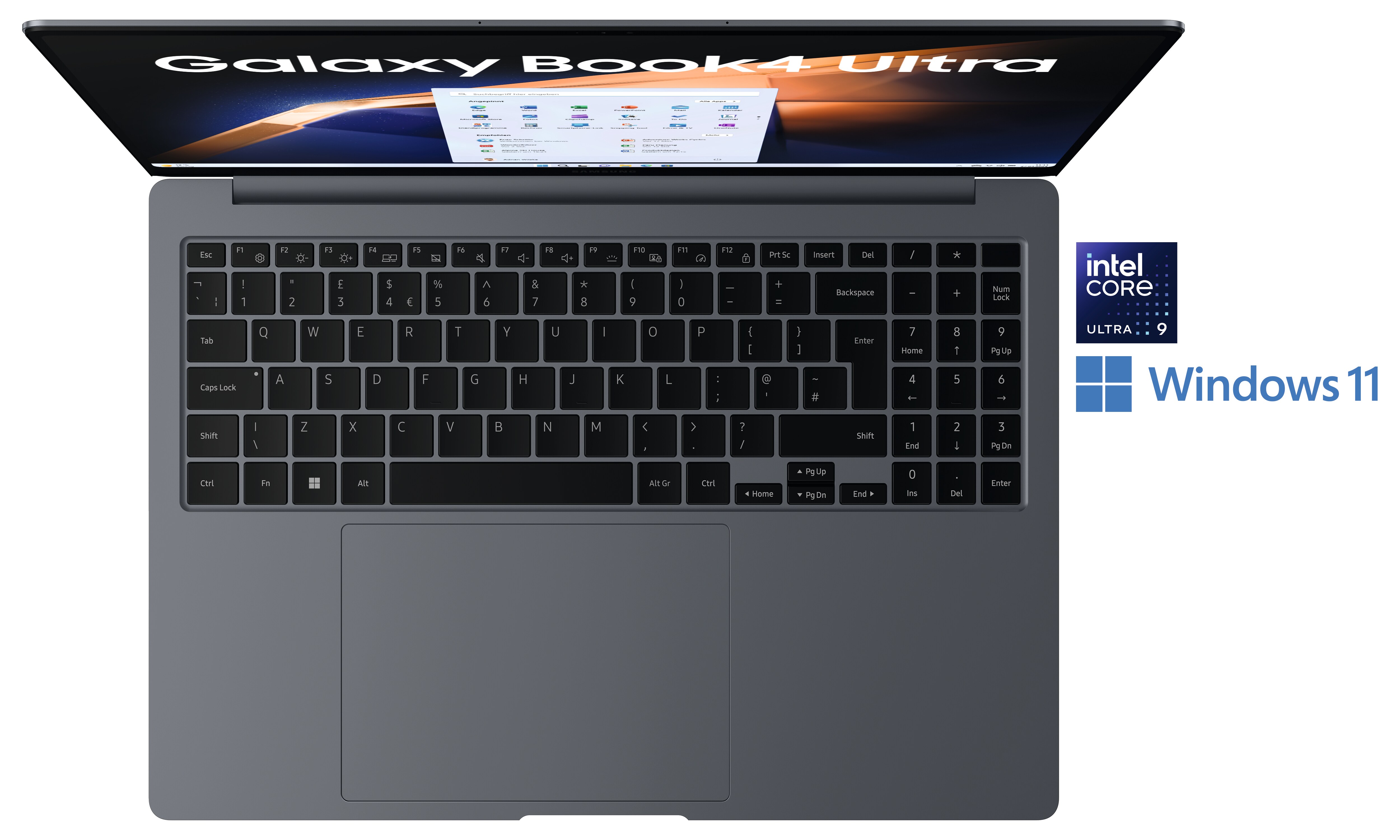 SAMSUNG Galaxy Book4 Ultra NP960XGL-XG1DE Ultra 9 185H 32GB/1TB SSD 16"WQXGA+ W