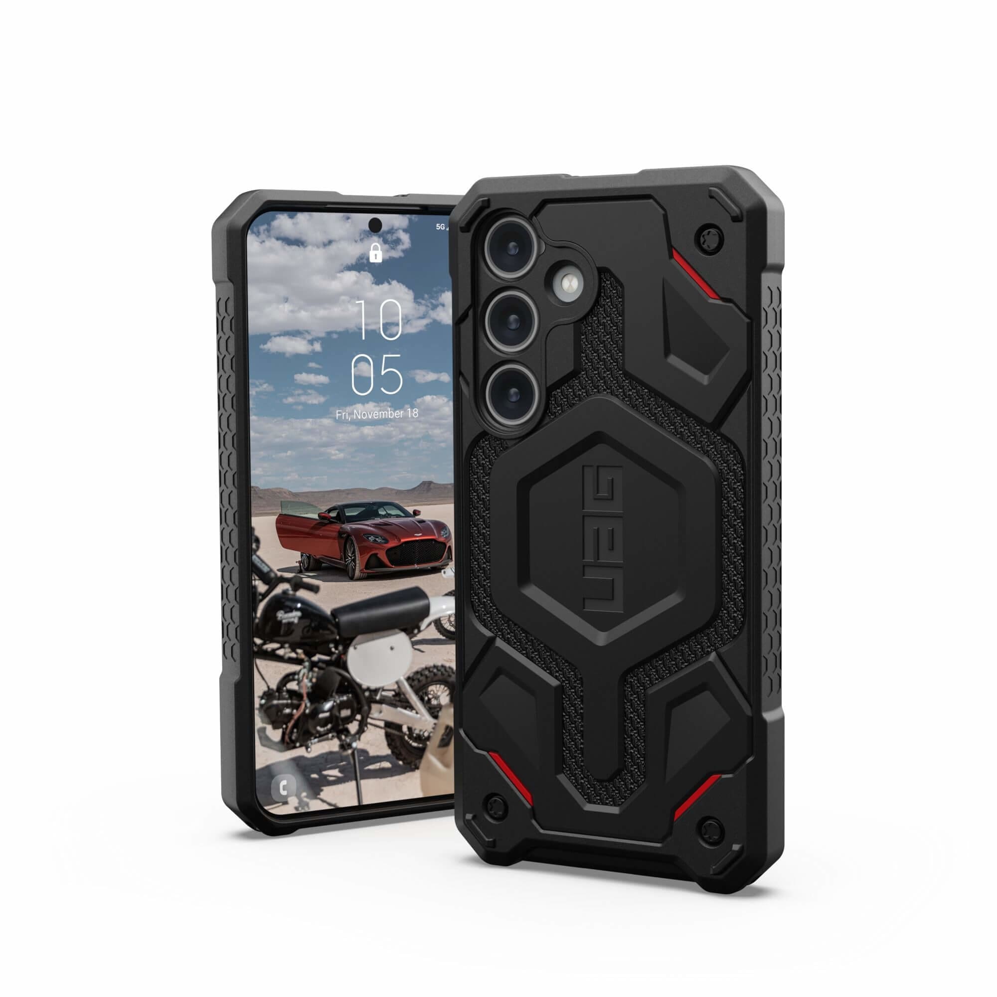 UAG Urban Armor Gear Monarch Pro Case Samsung Galaxy S24 kevlar schwarz