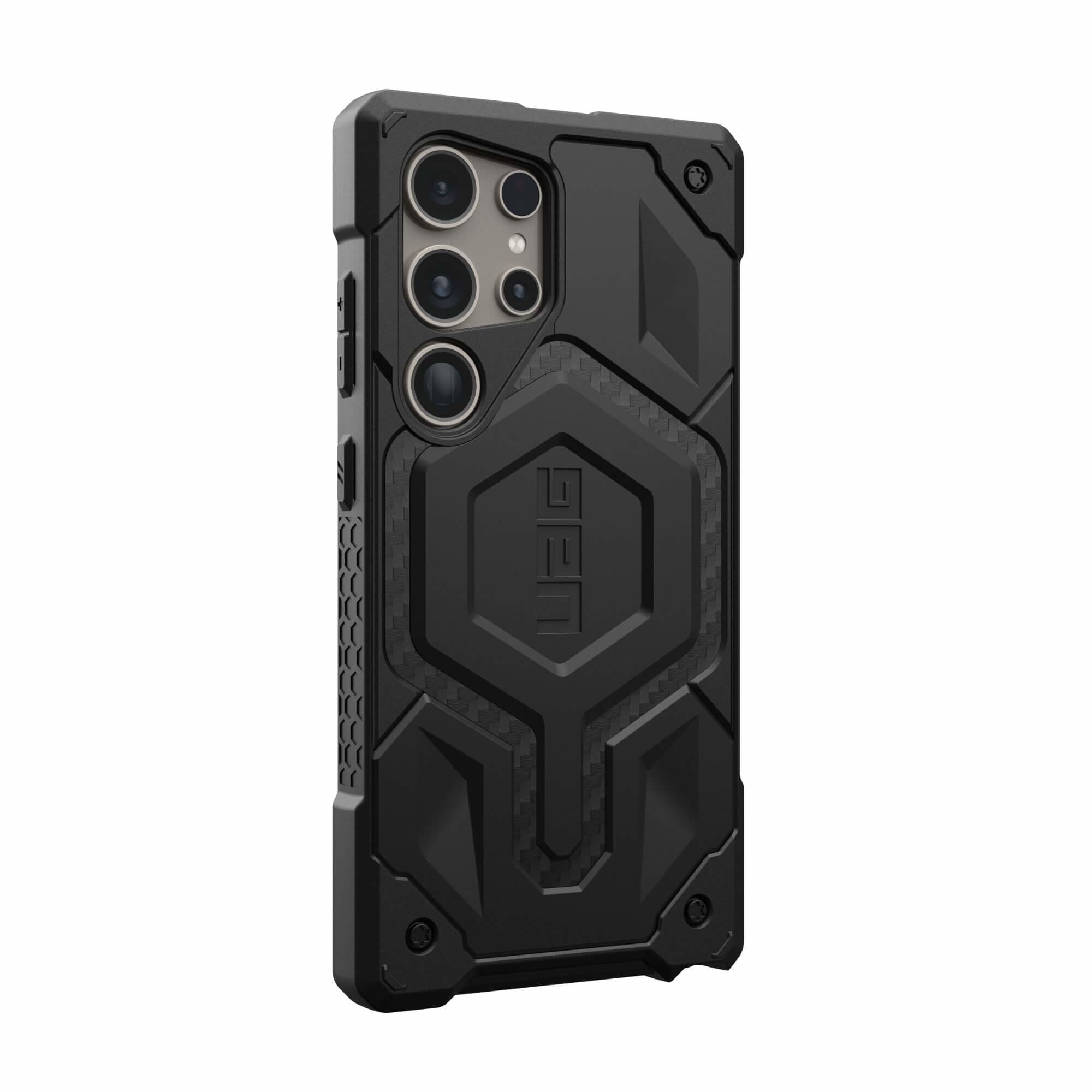 UAG Urban Armor Gear Monarch Case Samsung Galaxy S24 Ultra carbon fiber