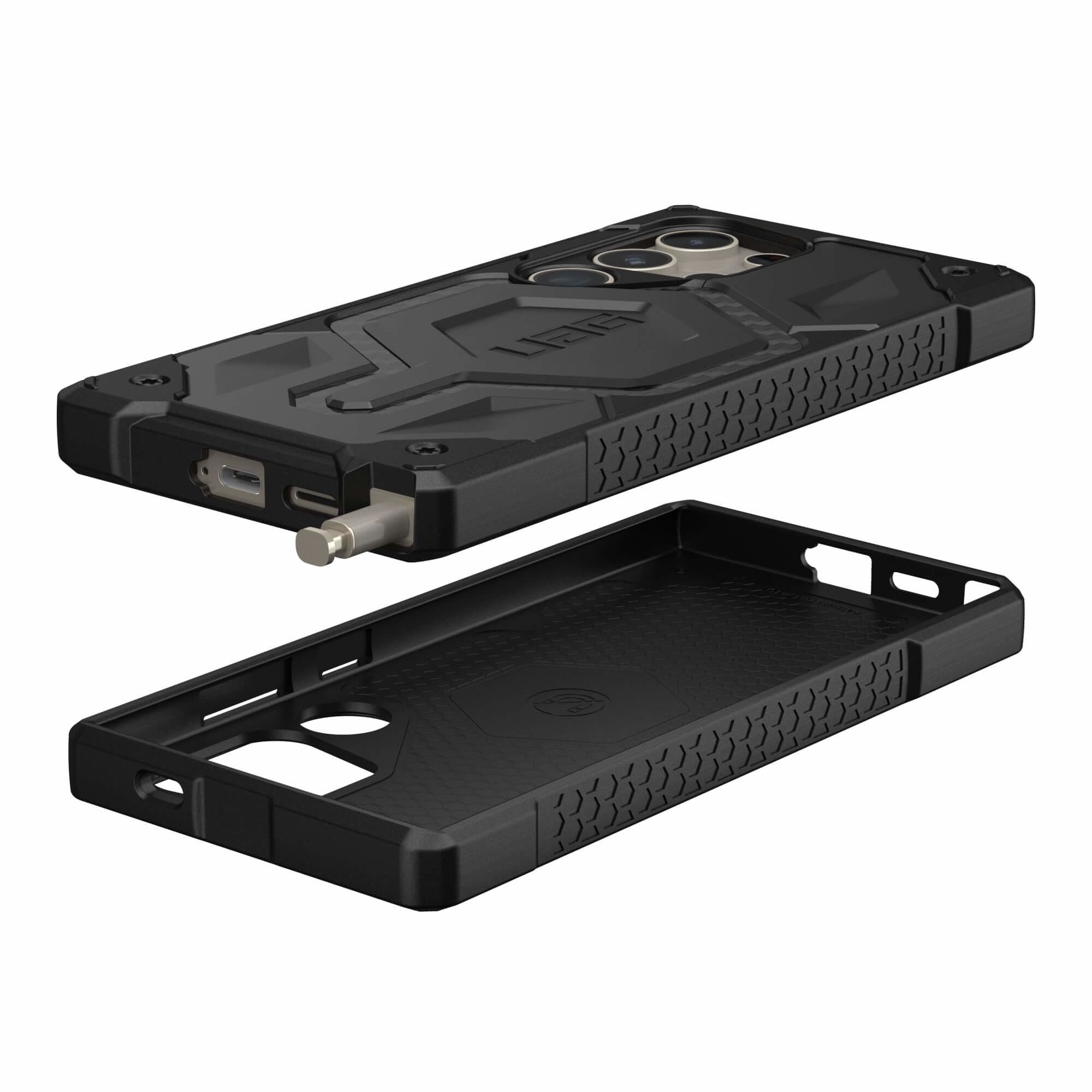 UAG Urban Armor Gear Monarch Case Samsung Galaxy S24 Ultra carbon fiber