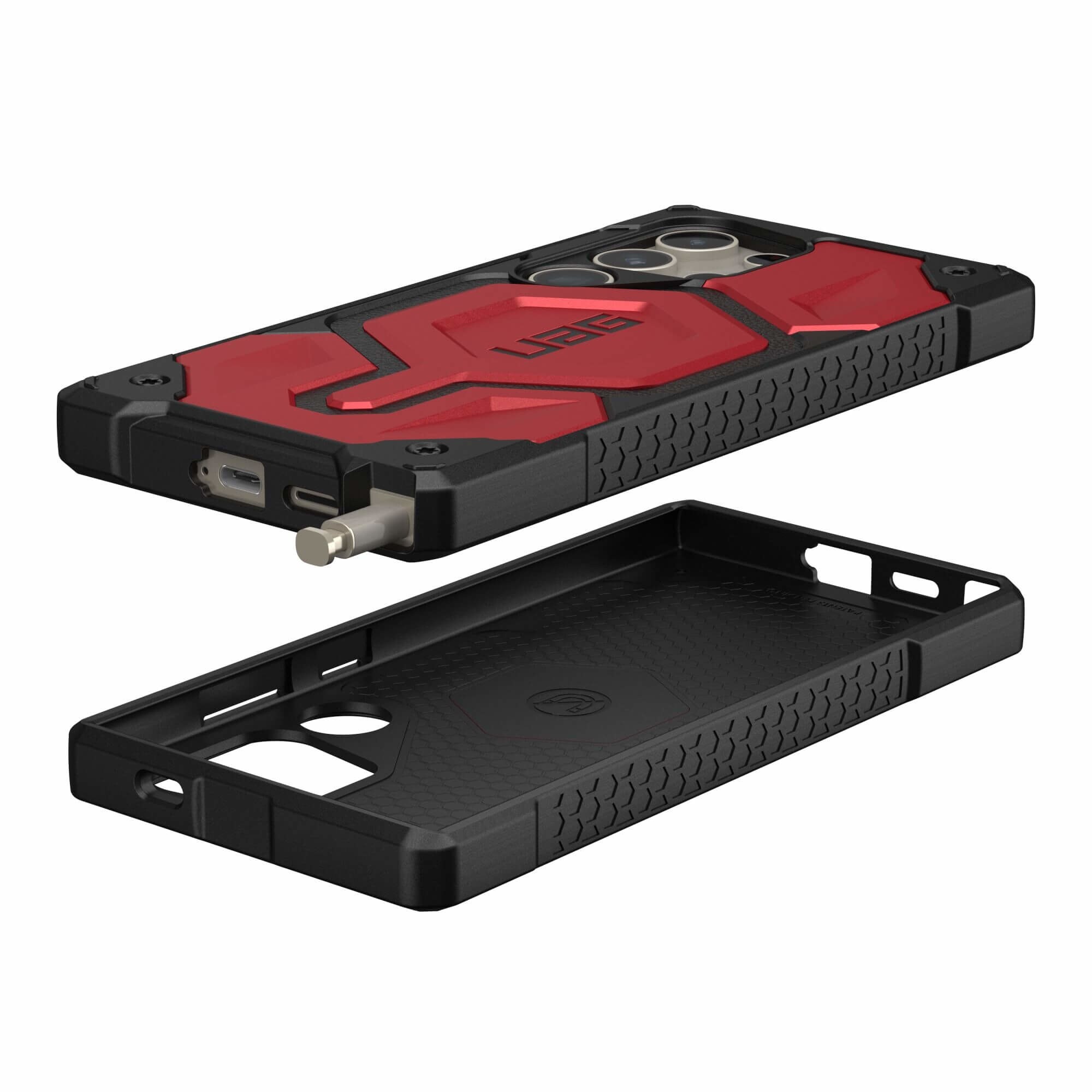 UAG Urban Armor Gear Monarch Case Samsung Galaxy S24 Ultra crimson rot