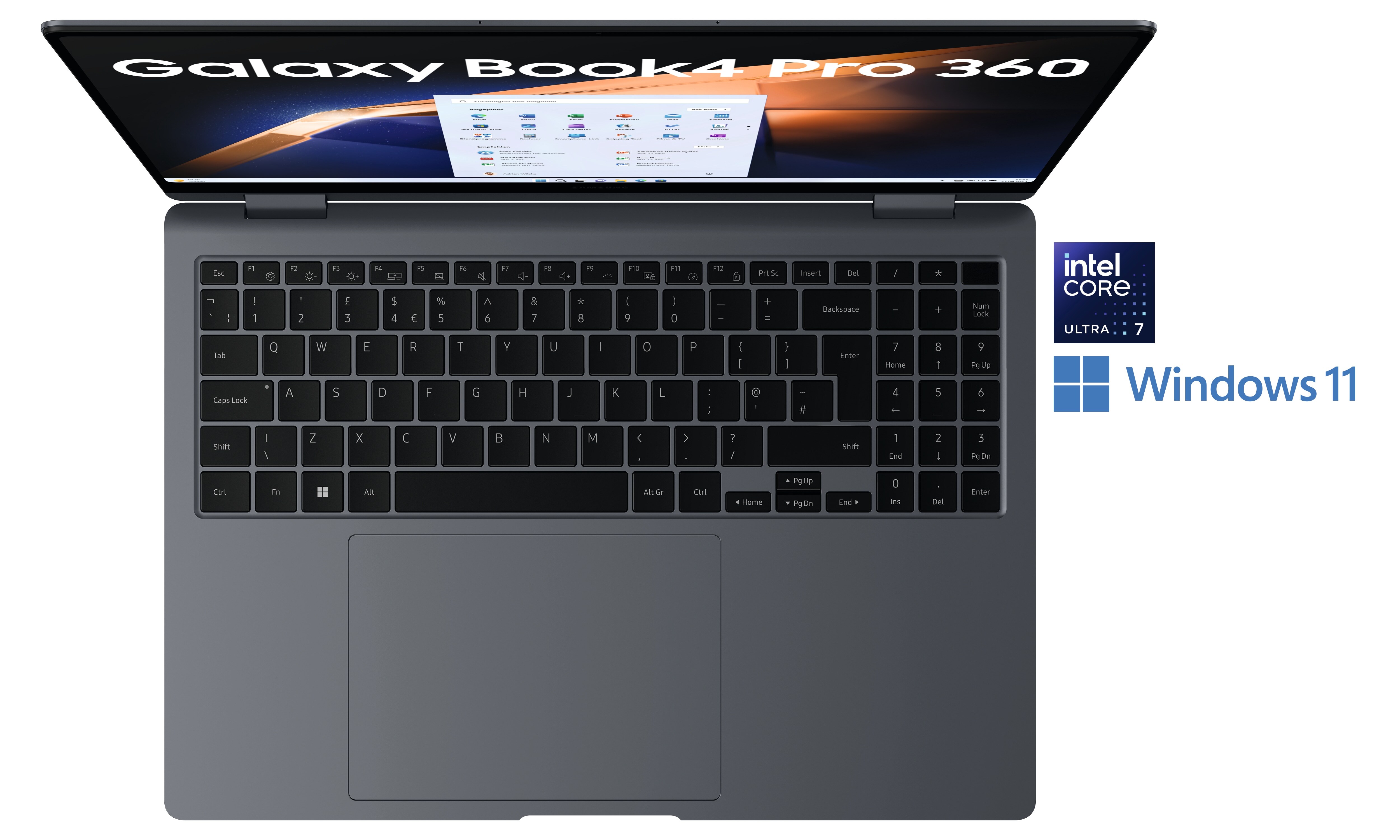 SAMSUNG Galaxy Book4 Pro360 NP960QGK-KG1DE Ultra 7 155H 32GB/1TB SSD 16"WQXGA+