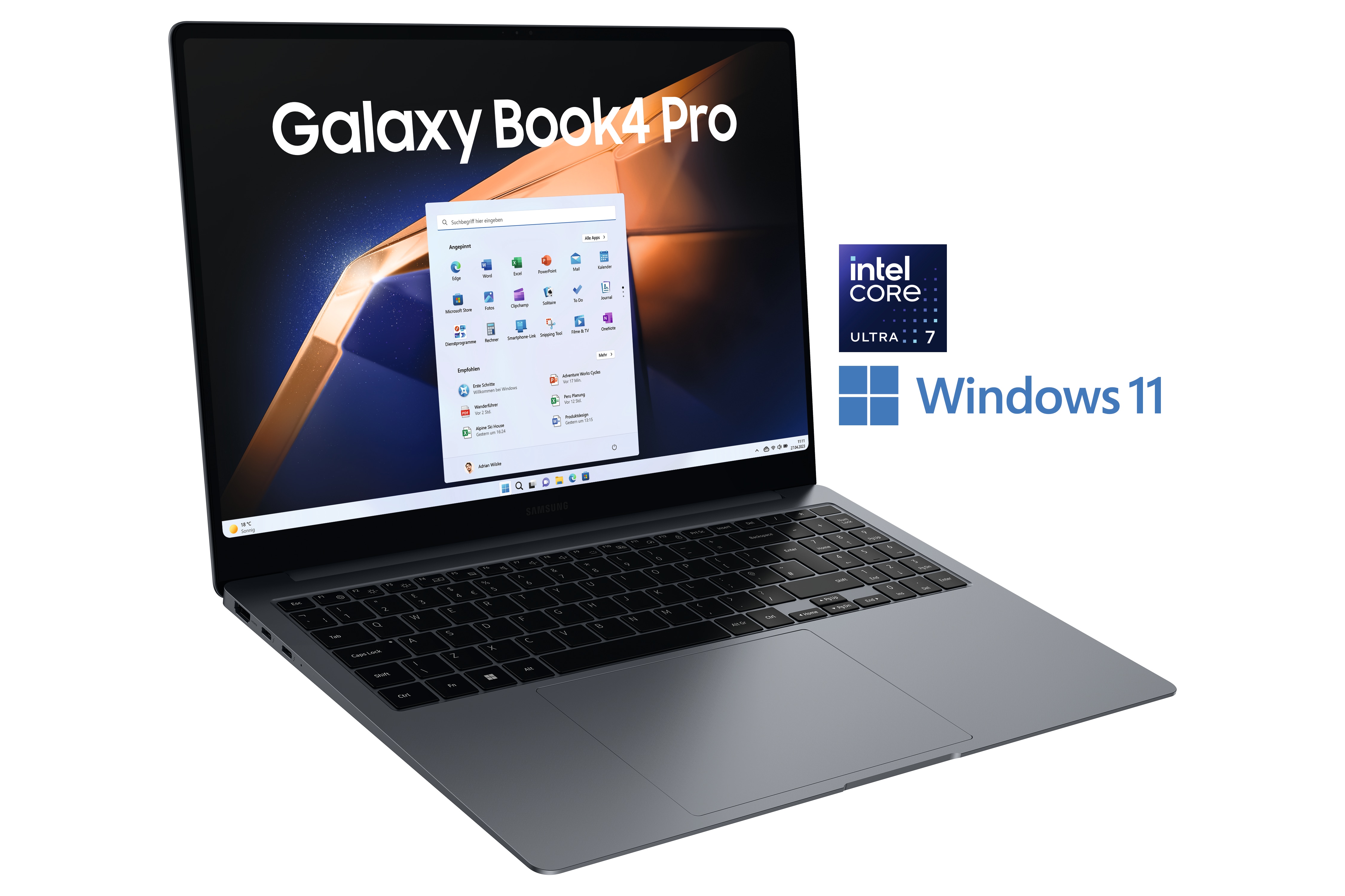 SAMSUNG Galaxy Book4 Pro NP960XGK-KG2DE Ultra 7 155H 16/512GB SSD 16"WQXGA+