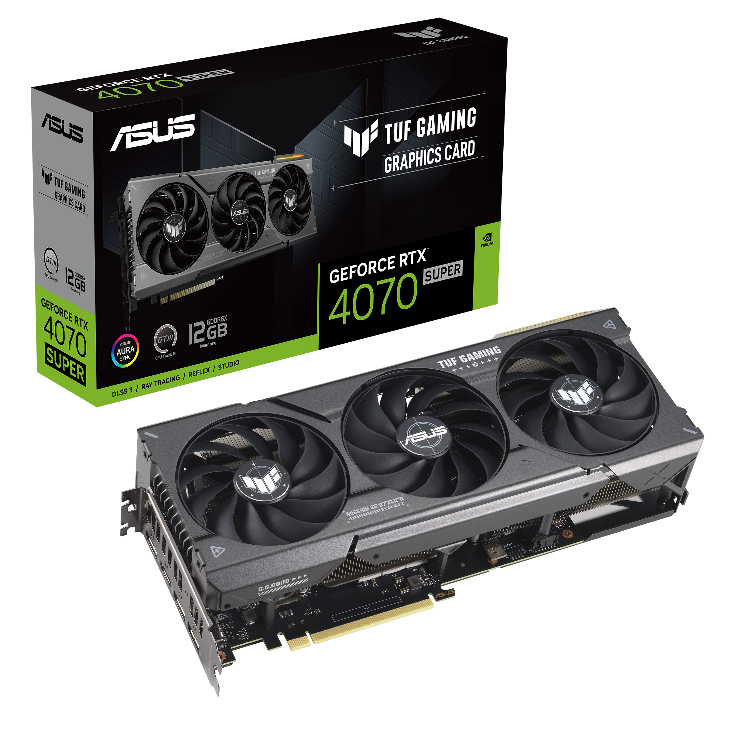 ASUS TUF GeForce RTX 4070 Super GAMING 12GB Grafikkarte