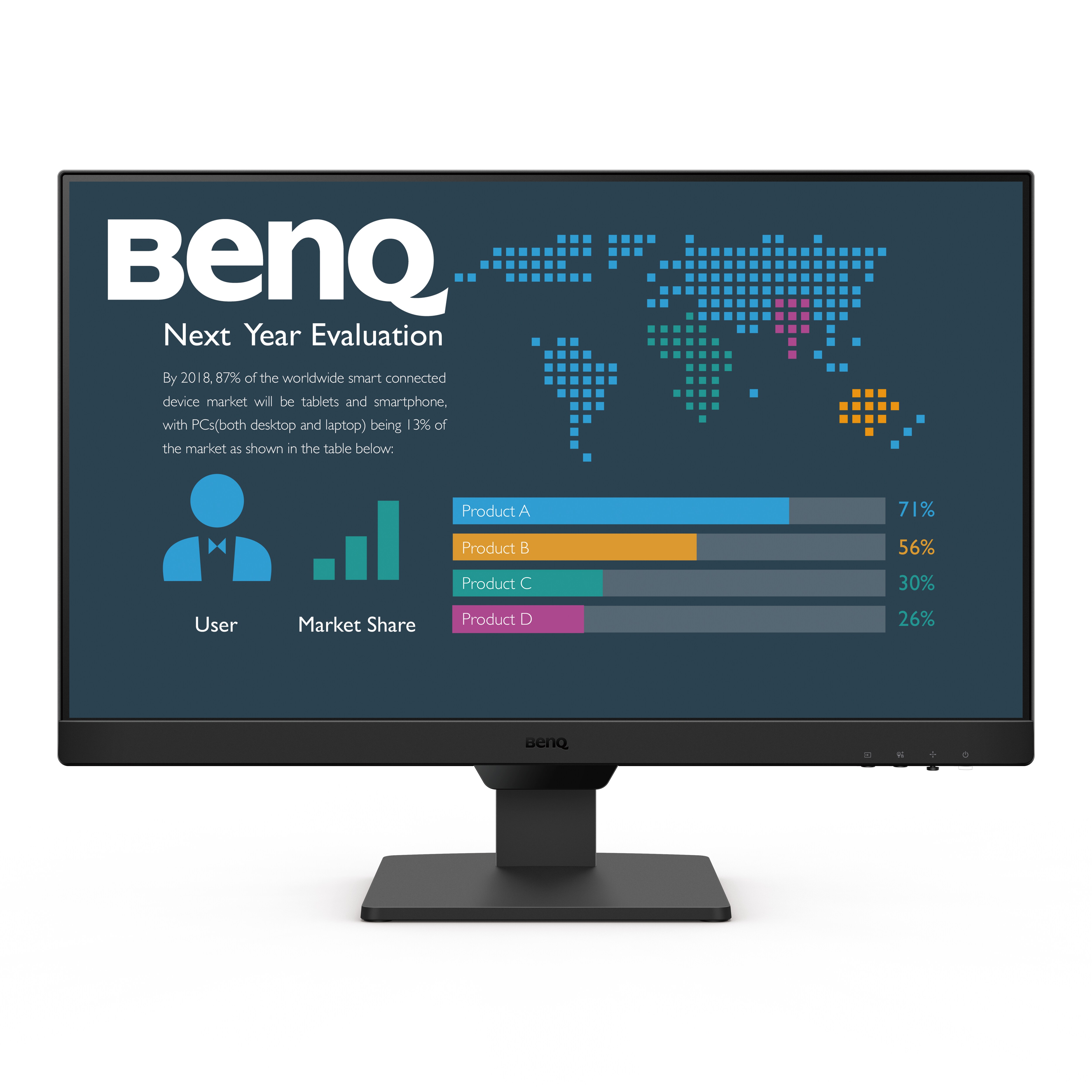 BenQ BL2490 60,5cm (23,8") Full HD Business-Monitor 16:9 DP/HDMI/VGA 5ms 100Hz