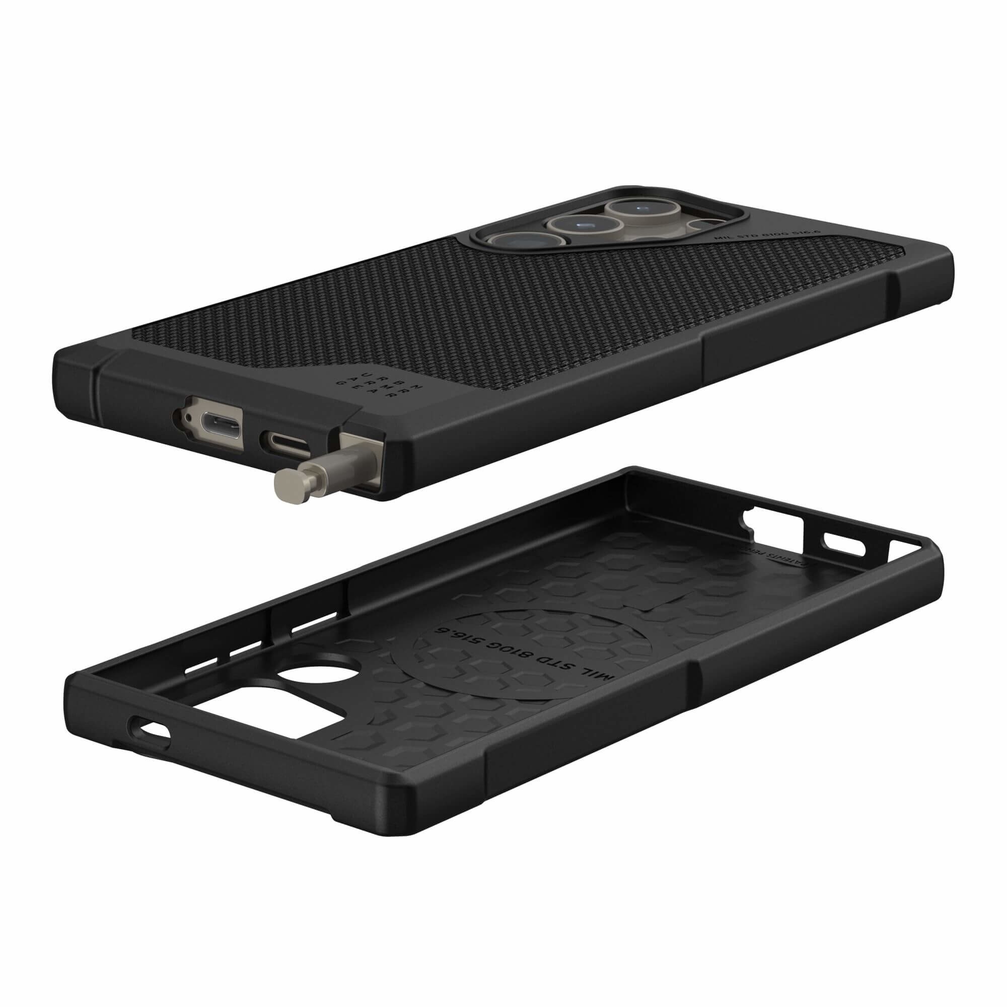 UAG Urban Armor Gear Metropolis LT Case für S24 Ultra kevlar scharz