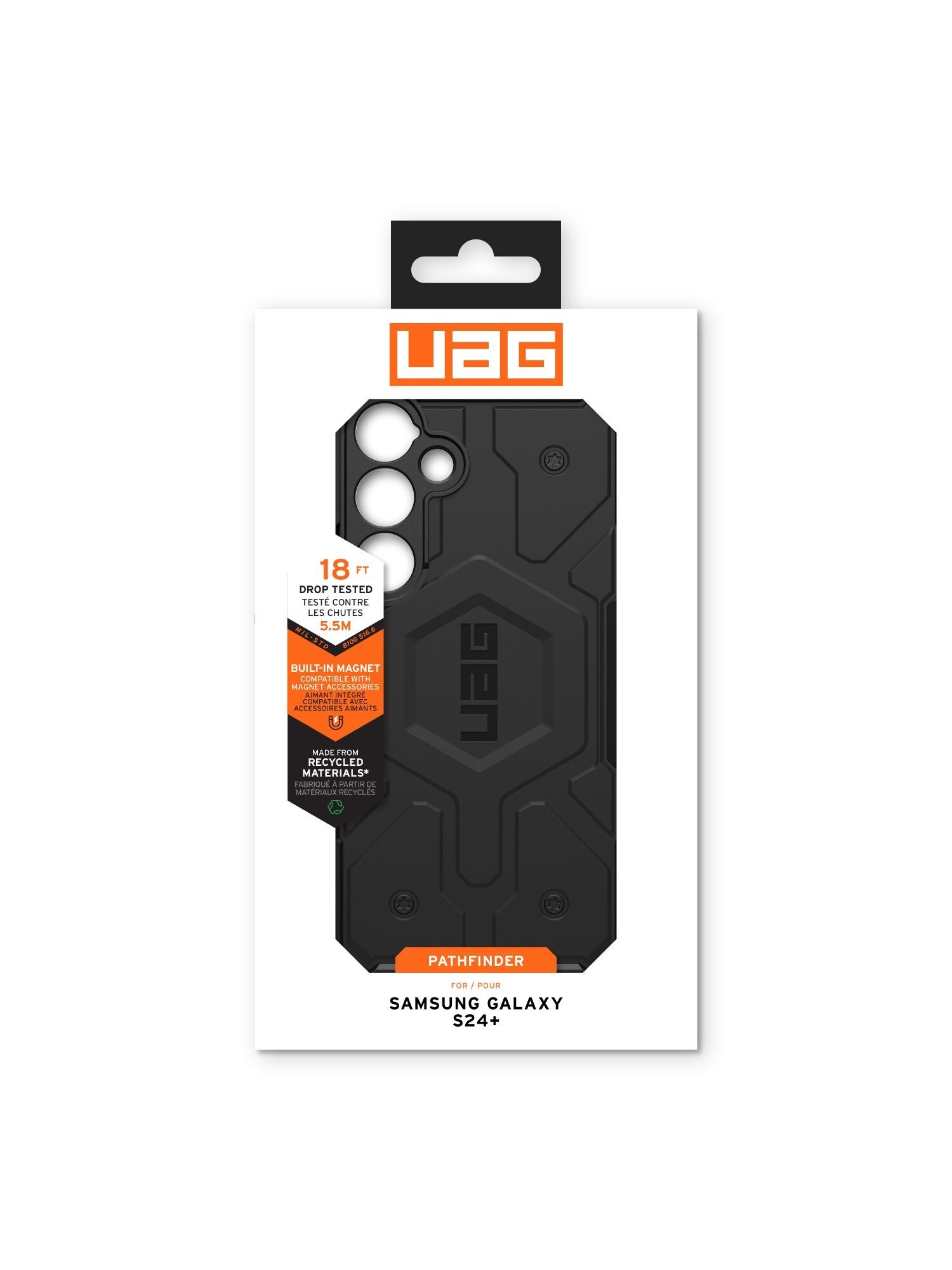 UAG Urban Armor Gear Pathfinder Case mit Magnet-Modul für Galaxy S24+ schwarz