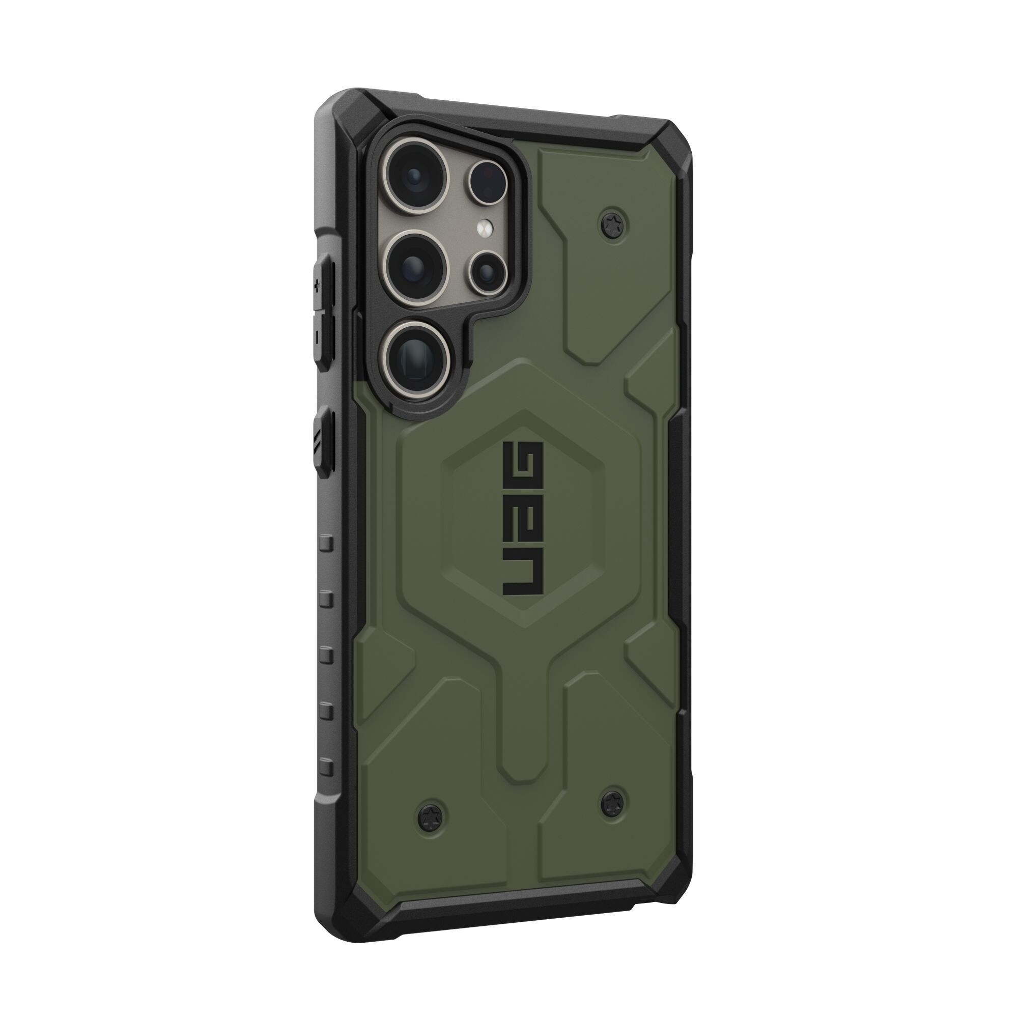 UAG Urban Armor Gear Pathfinder Case Magnet-Modul Galaxy S24 Ultra olive drab