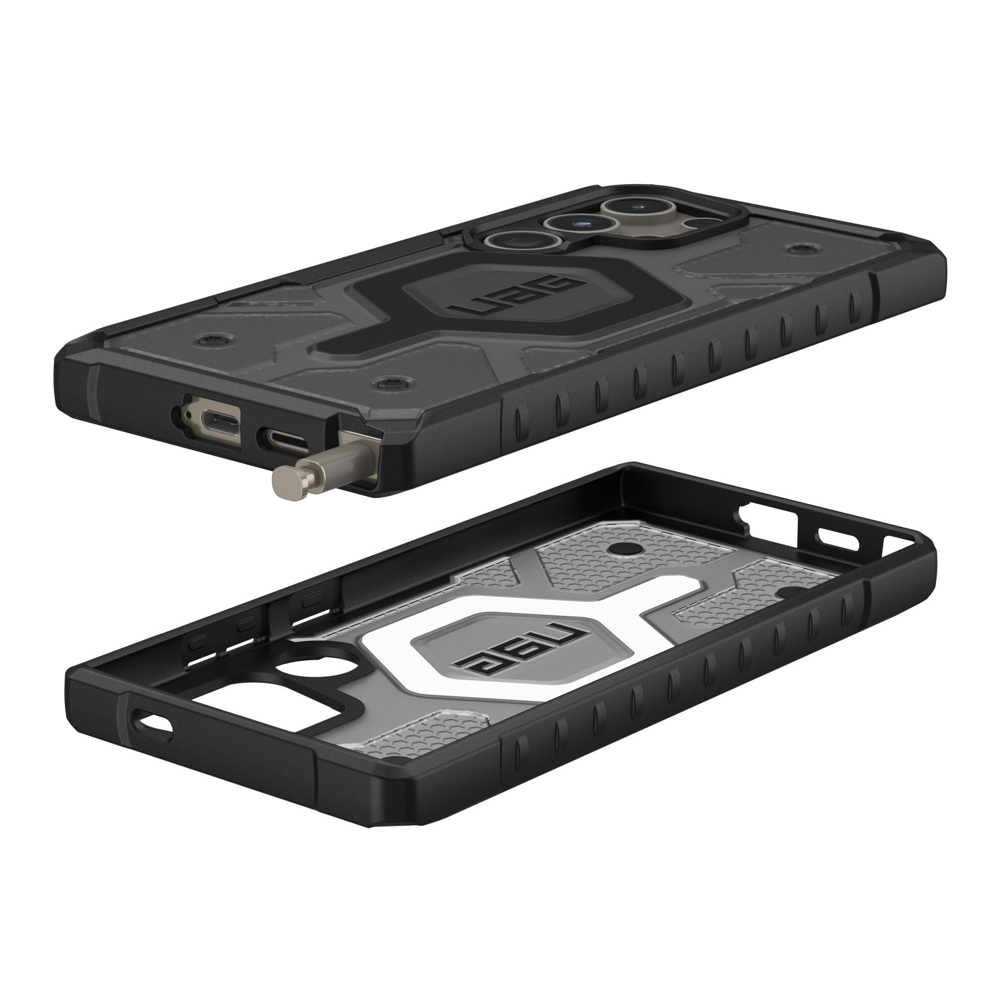 UAG Urban Armor Gear Pathfinder Case Magnet-Modul für Galaxy S24 Ultra ash grau