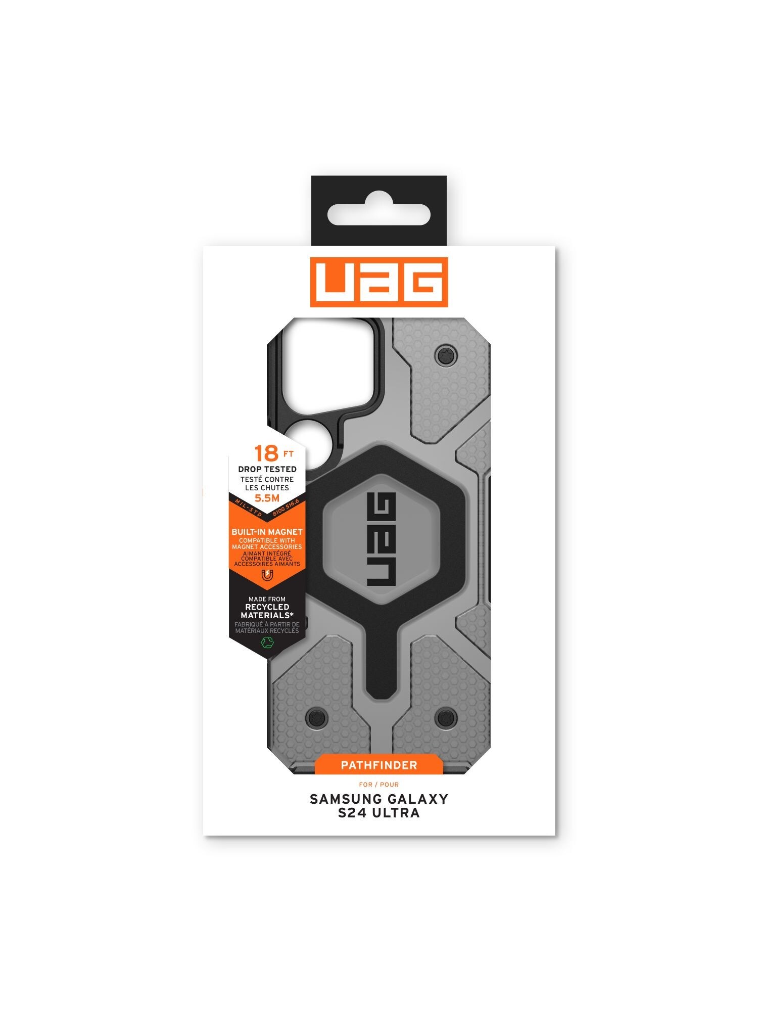 UAG Urban Armor Gear Pathfinder Case Magnet-Modul für Galaxy S24 Ultra ash grau