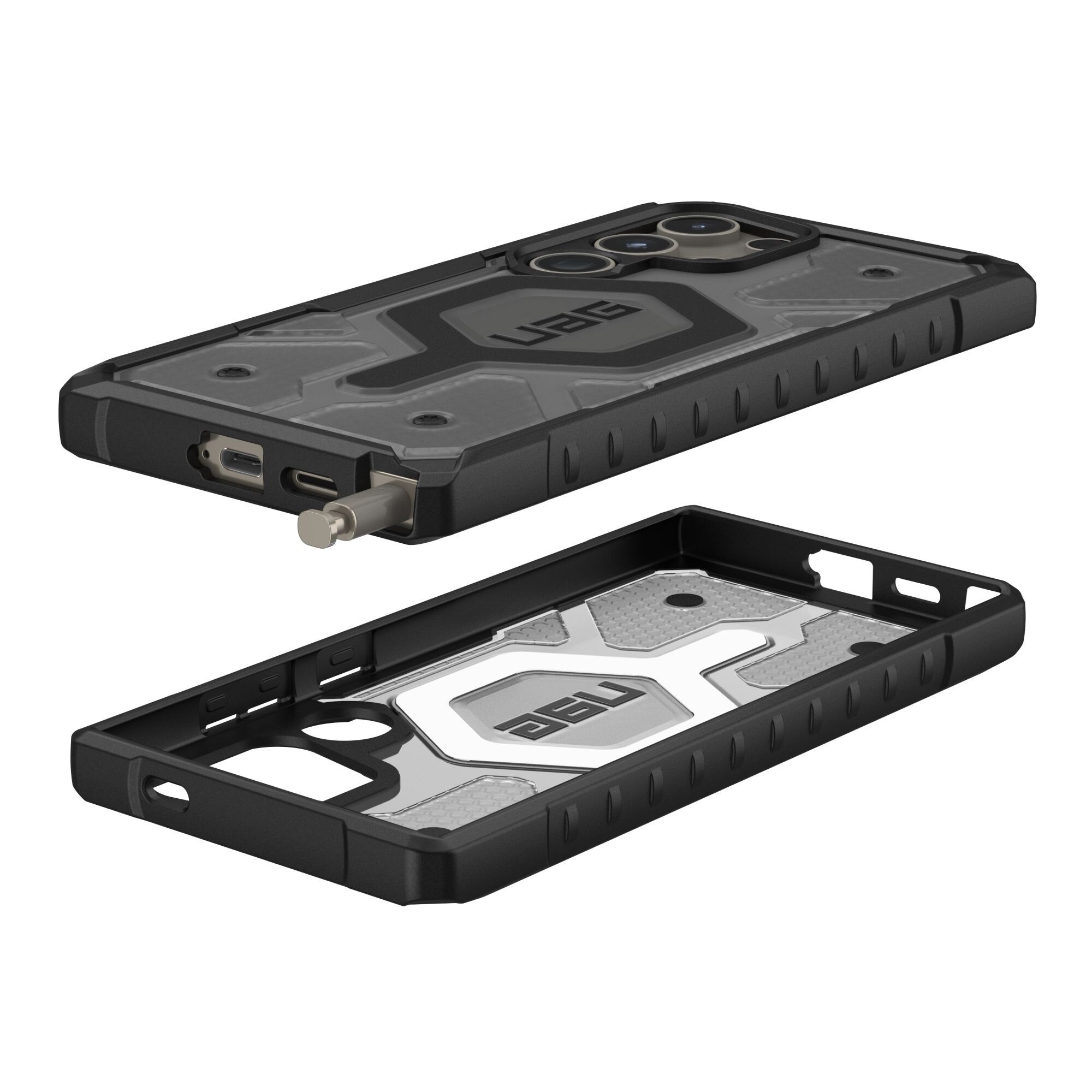 UAG Urban Armor Gear Pathfinder Case Magnet-Modul für Galaxy S24 Ultra ice