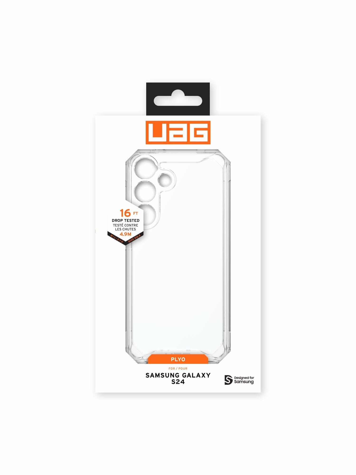 UAG Urban Armor Gear Plyo Case Samsung Galaxy S24 ice transparent