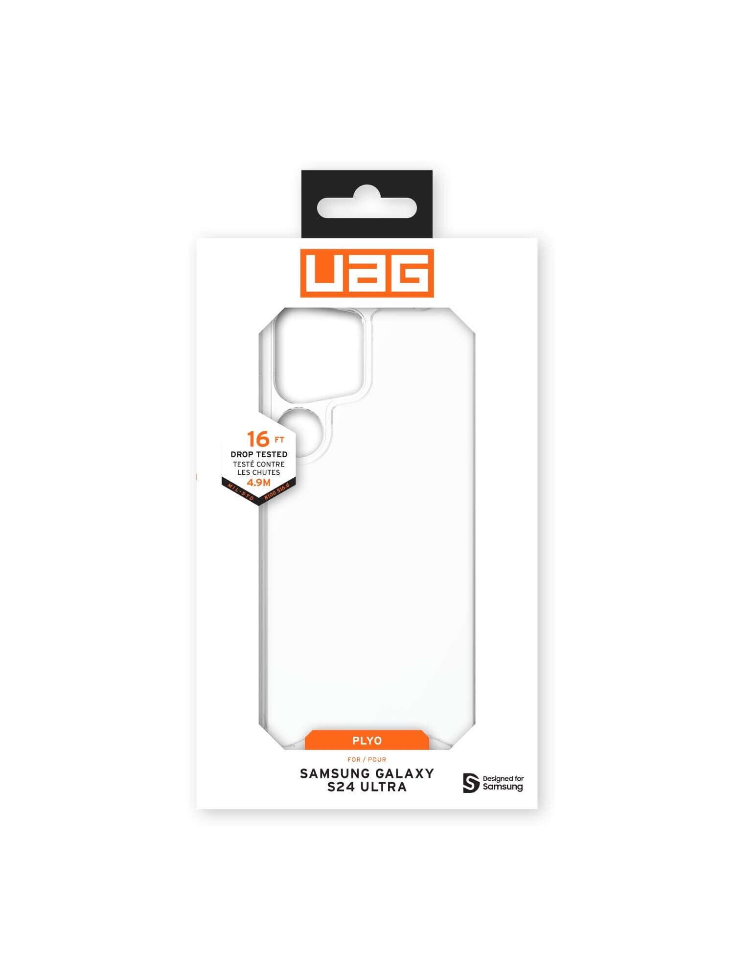 UAG Urban Armor Gear Plyo Case Samsung Galaxy S24 Ultra ice transparent