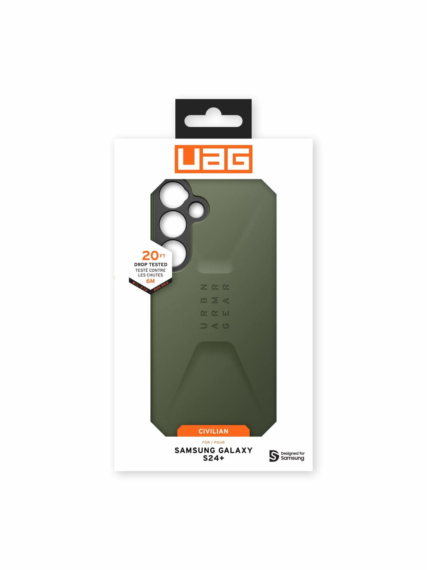 UAG Urban Armor Gear Civilian Case Samsung Galaxy S24+ olive drab