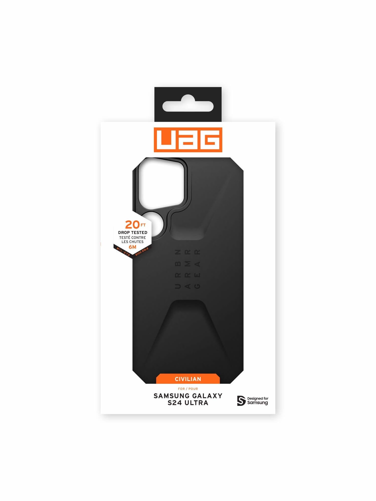 UAG Urban Armor Gear Civilian Case Samsung Galaxy S24 Ultra schwarz