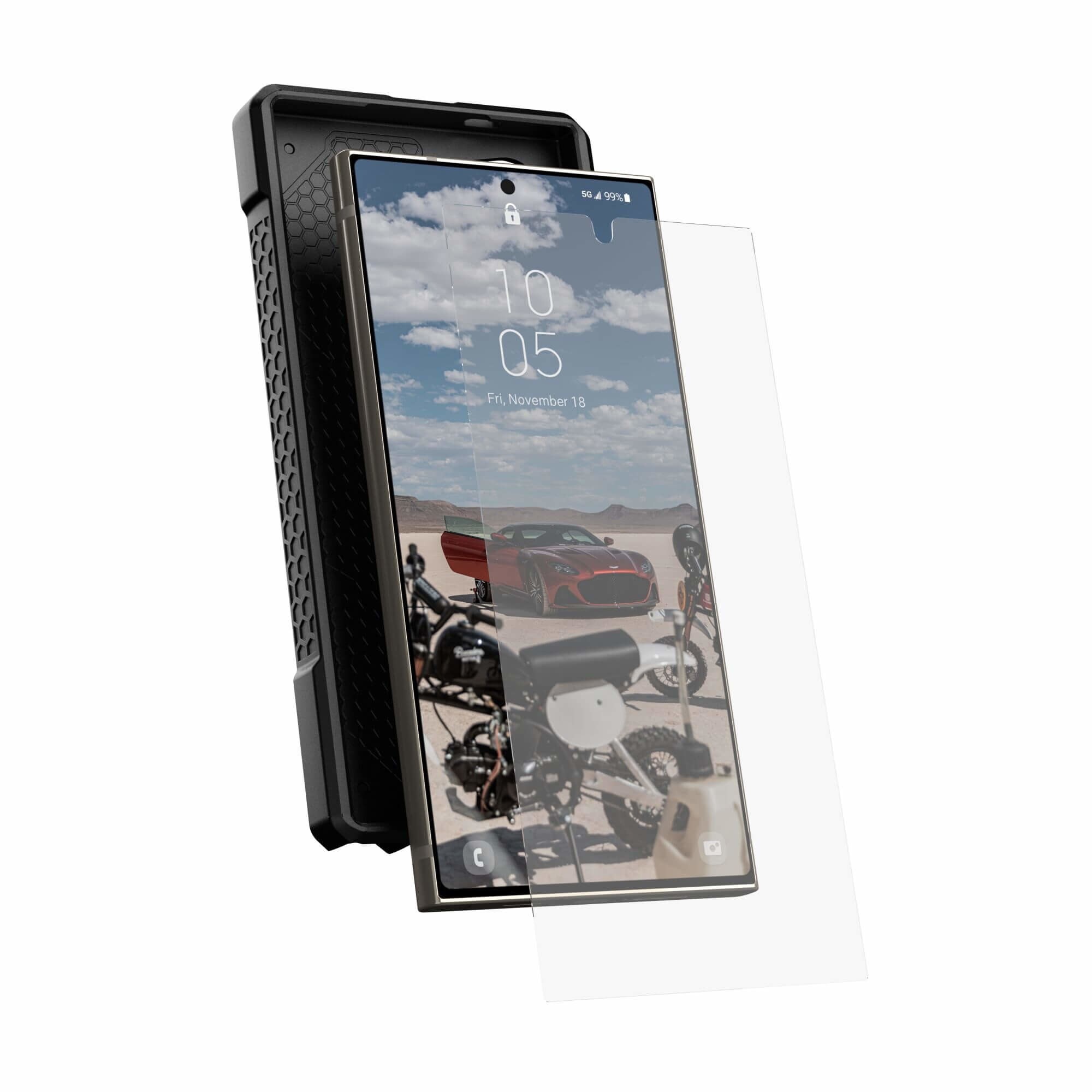 UAG Urban Armor Gear PLUS Flex Hybrid Glass Displayschutz Galaxy S24 Ultra