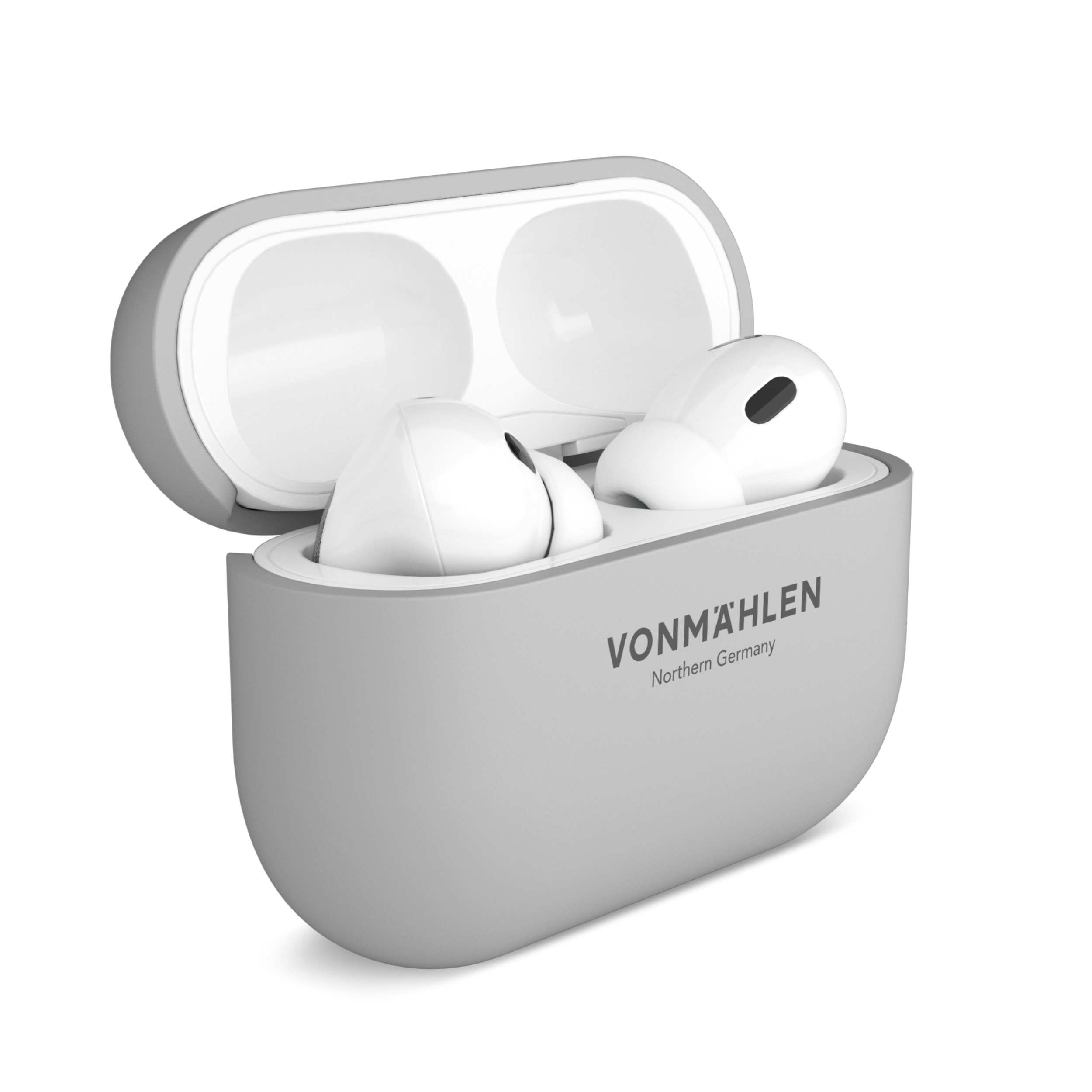 Vonmählen Thin Case for AirPods Pro 2. Gen Light Gray