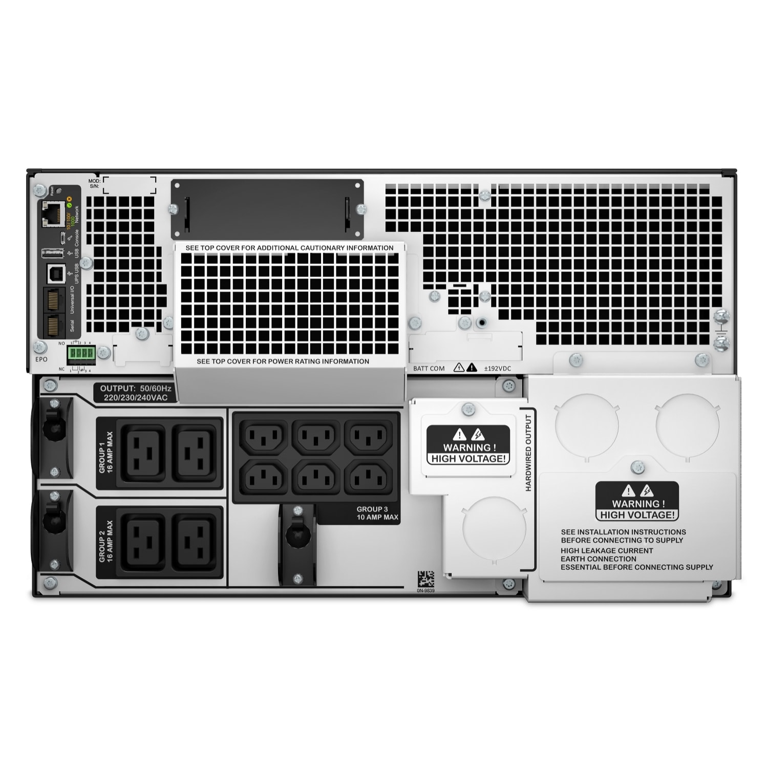 APC Smart-UPS SRT10KRMXLI, 10000VA, Rack, 6x C13, 4x C19