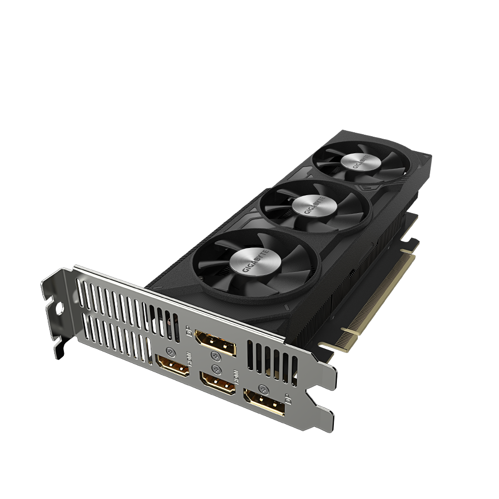 GIGABYTE GeForce RTX 4060 OC Low Profile 8GB GDDR6 Grafikkarte 2xHDMI 2xDP