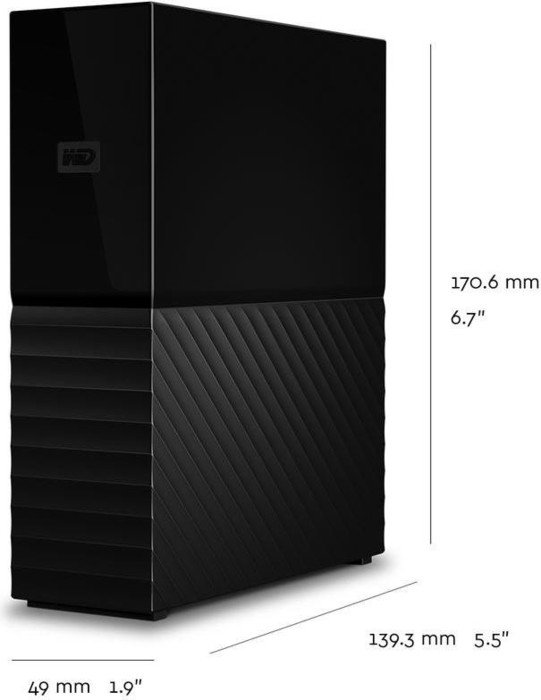 WD My Book 6 TB externe Festplatte 3,5 Zoll USB 3.0 Schwarz